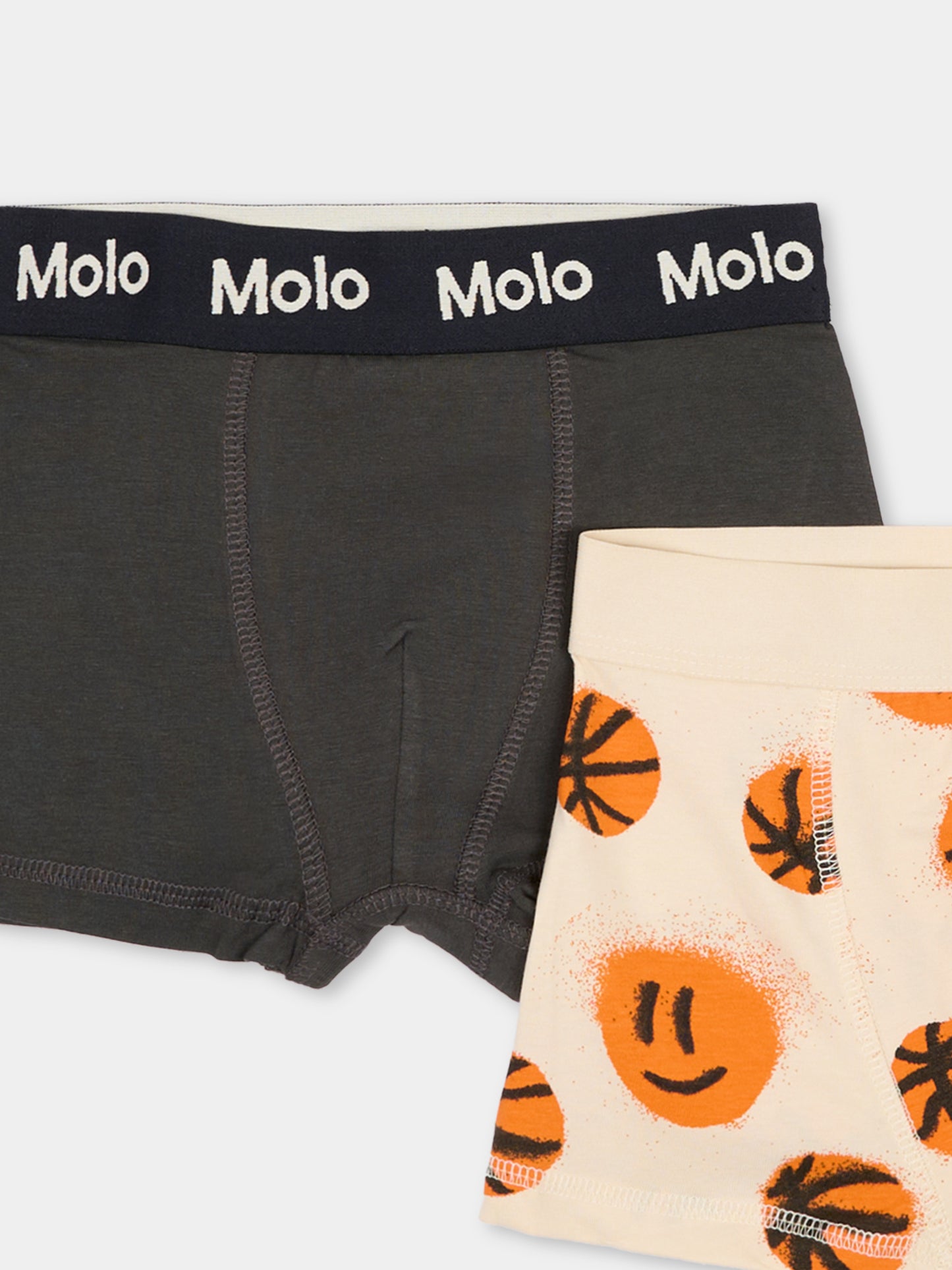 Set boxer Justin multicolor per bambino con palla da basket,Molo,1S26Q201 9750