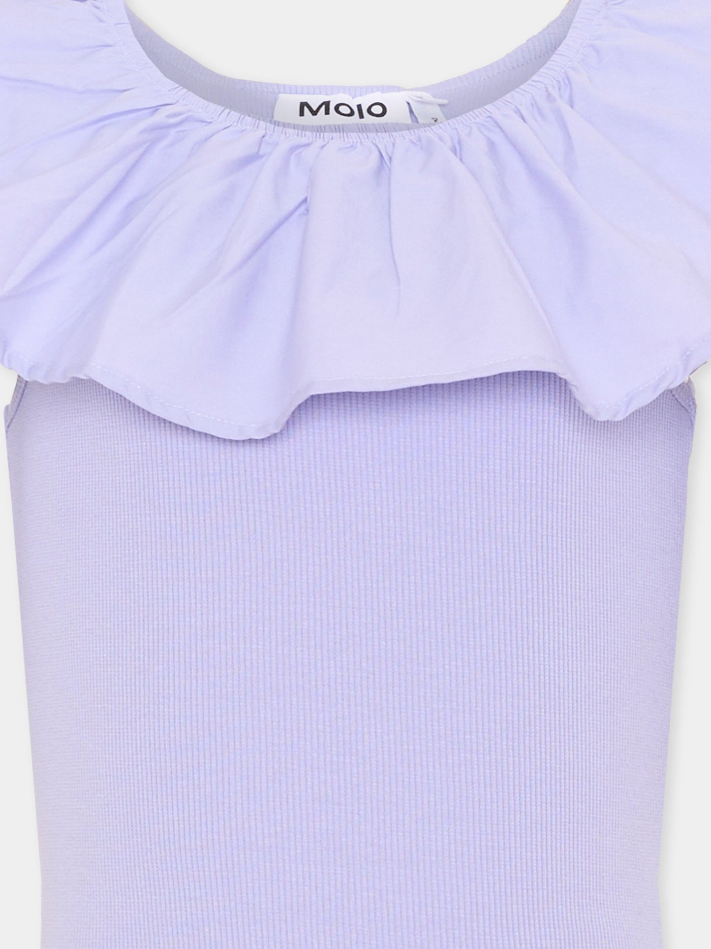 Top lilla Reca per bambina con volant,Molo,2S26A204 5622