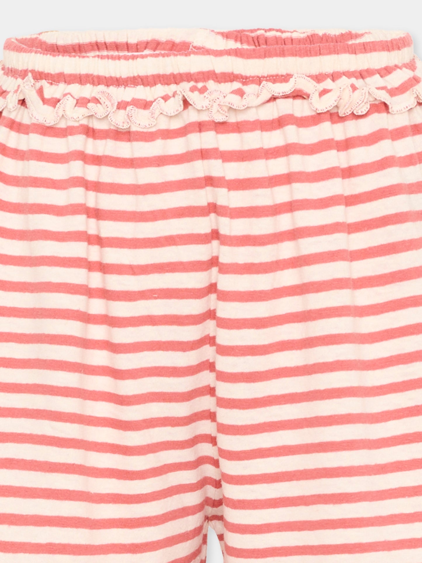 Shorts rossi Alexis per bambina a righe,Molo,2S26H108 9583