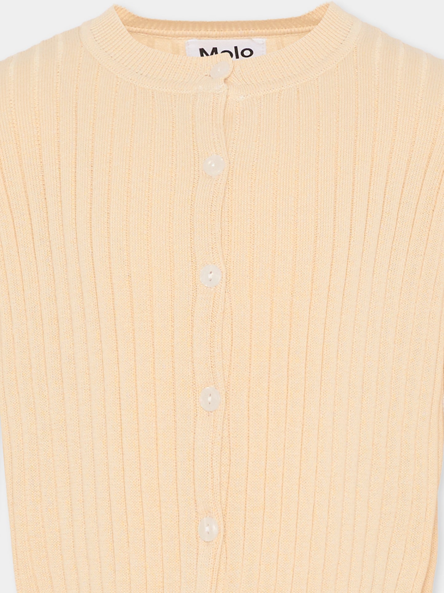 Cardigan Gloria beige per bambina,Molo,2S26K307 8894