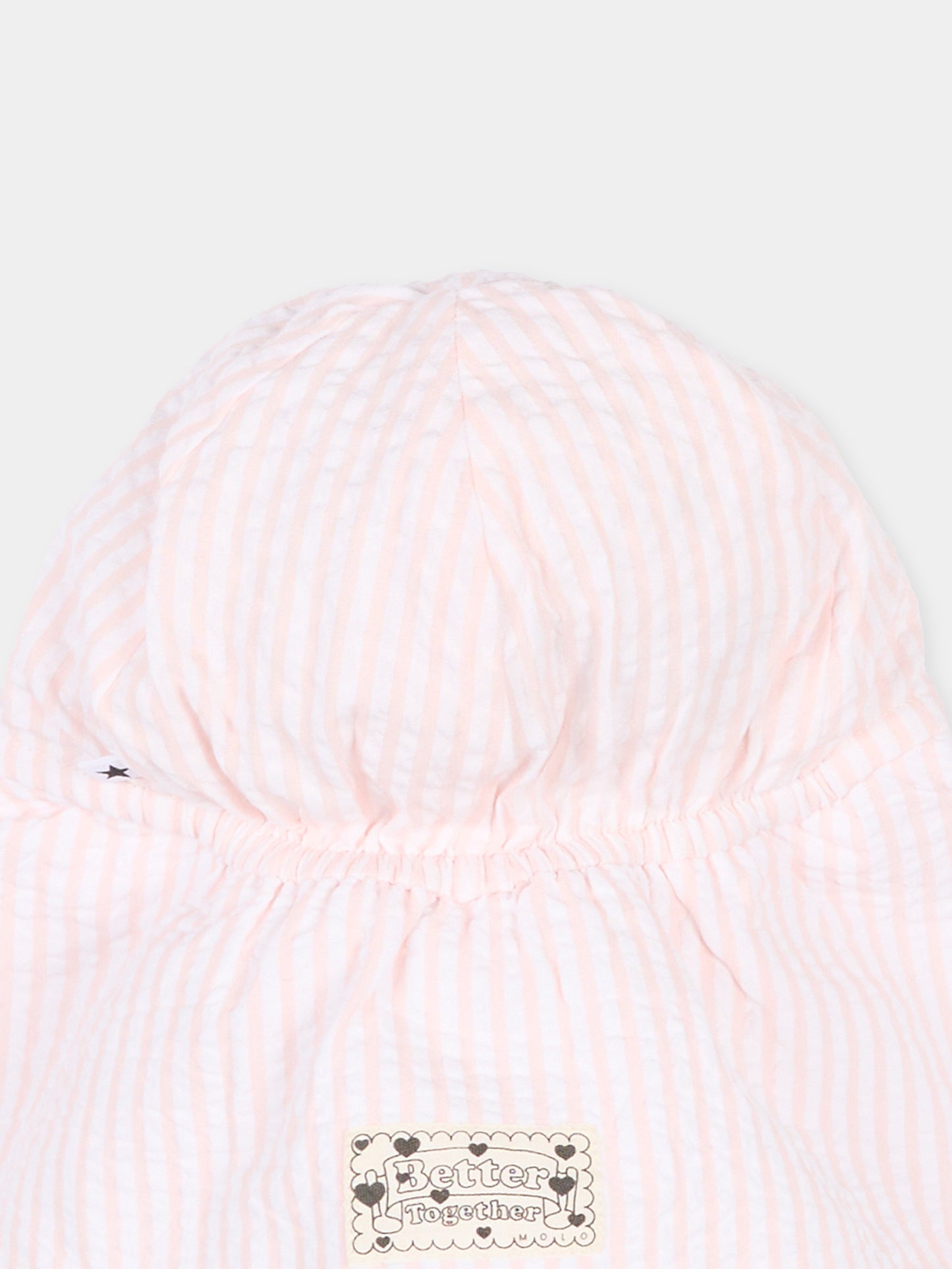Cappello rosa Neo per neonata a righe,Molo,7S26T203 9573