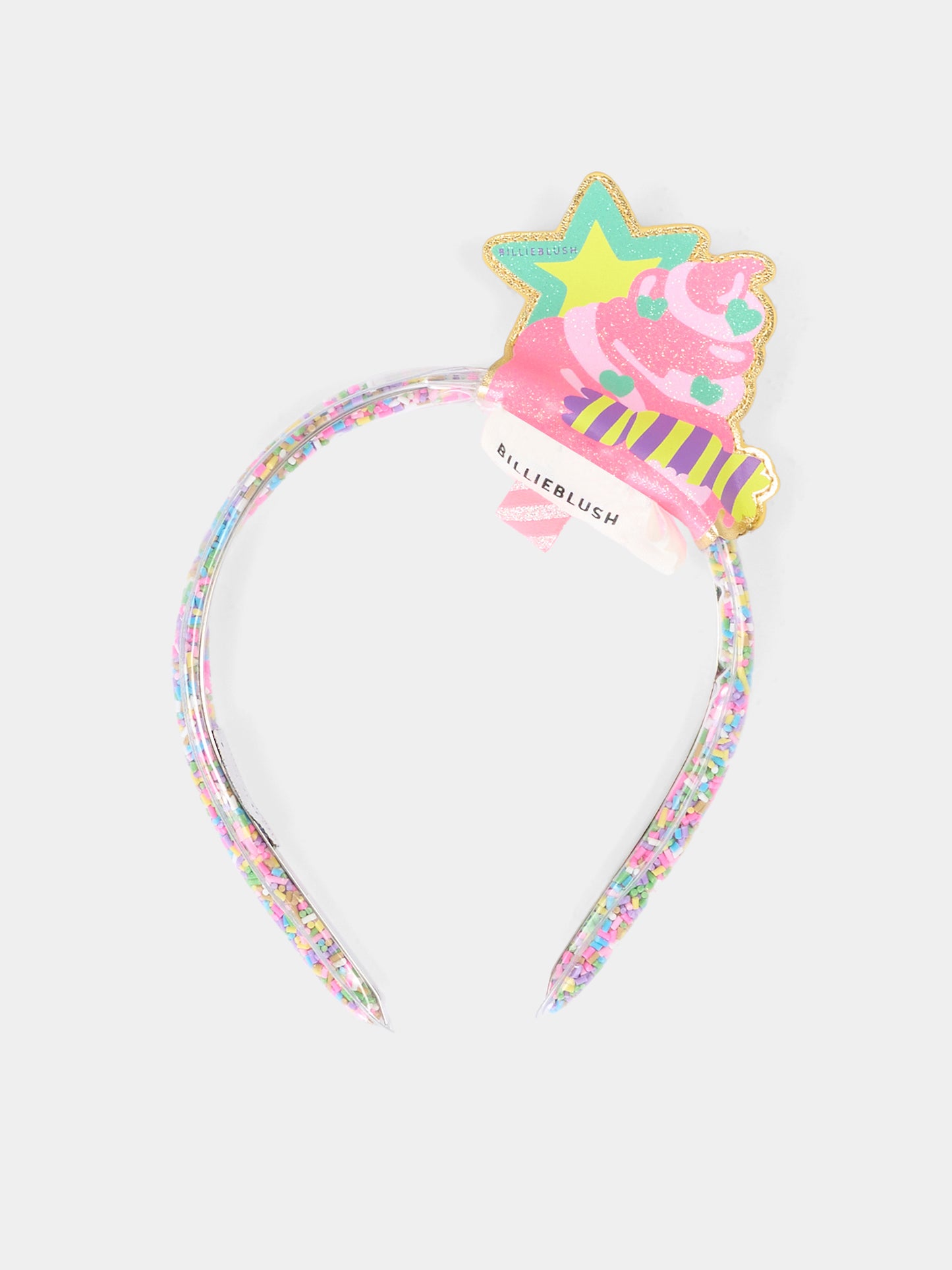 Cerchietto multicolor per bambina con perline,Billieblush,U22052 Z41