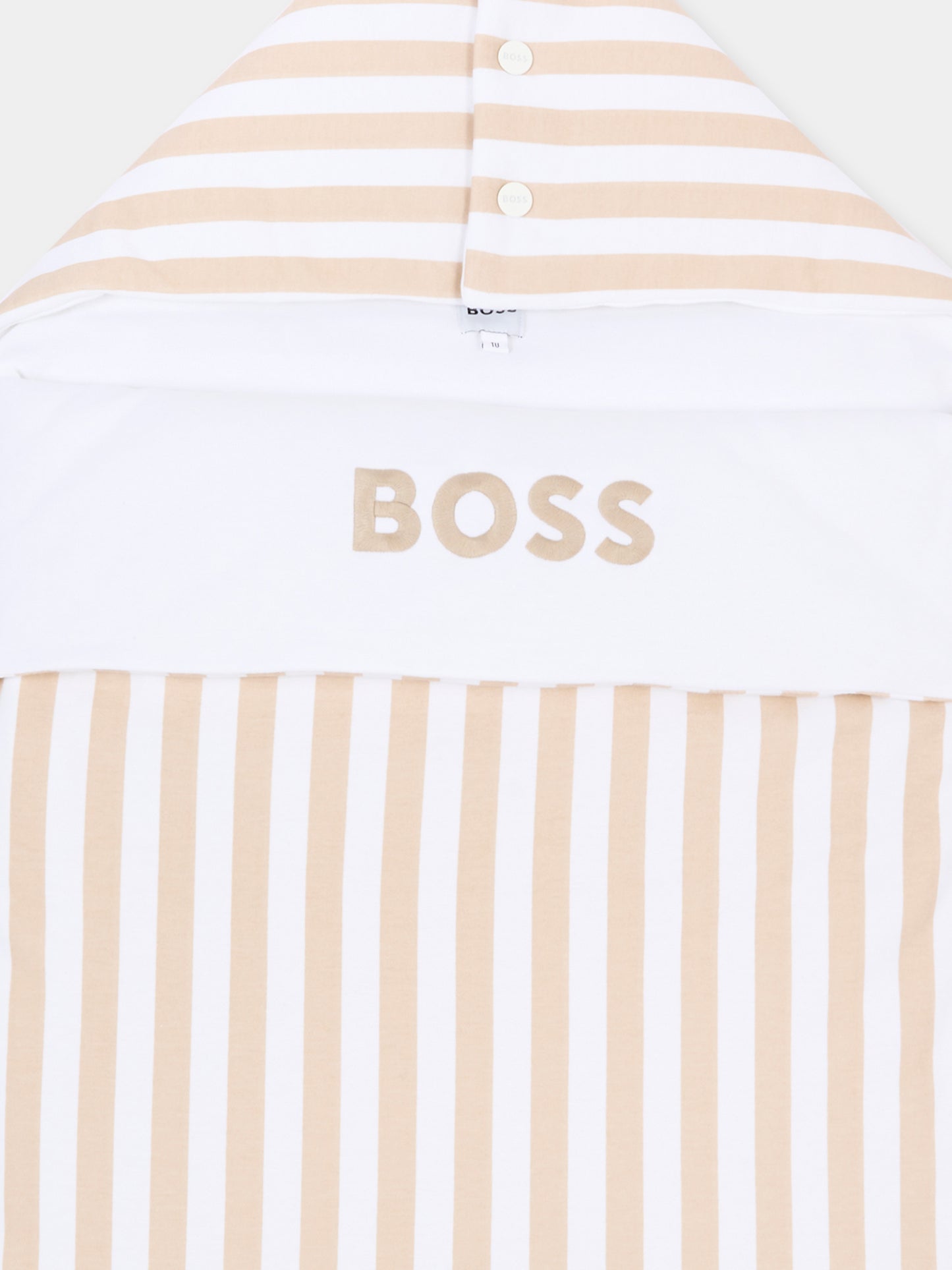 Sacco nanna beige a righe per neonato,Boss,J53099 249
