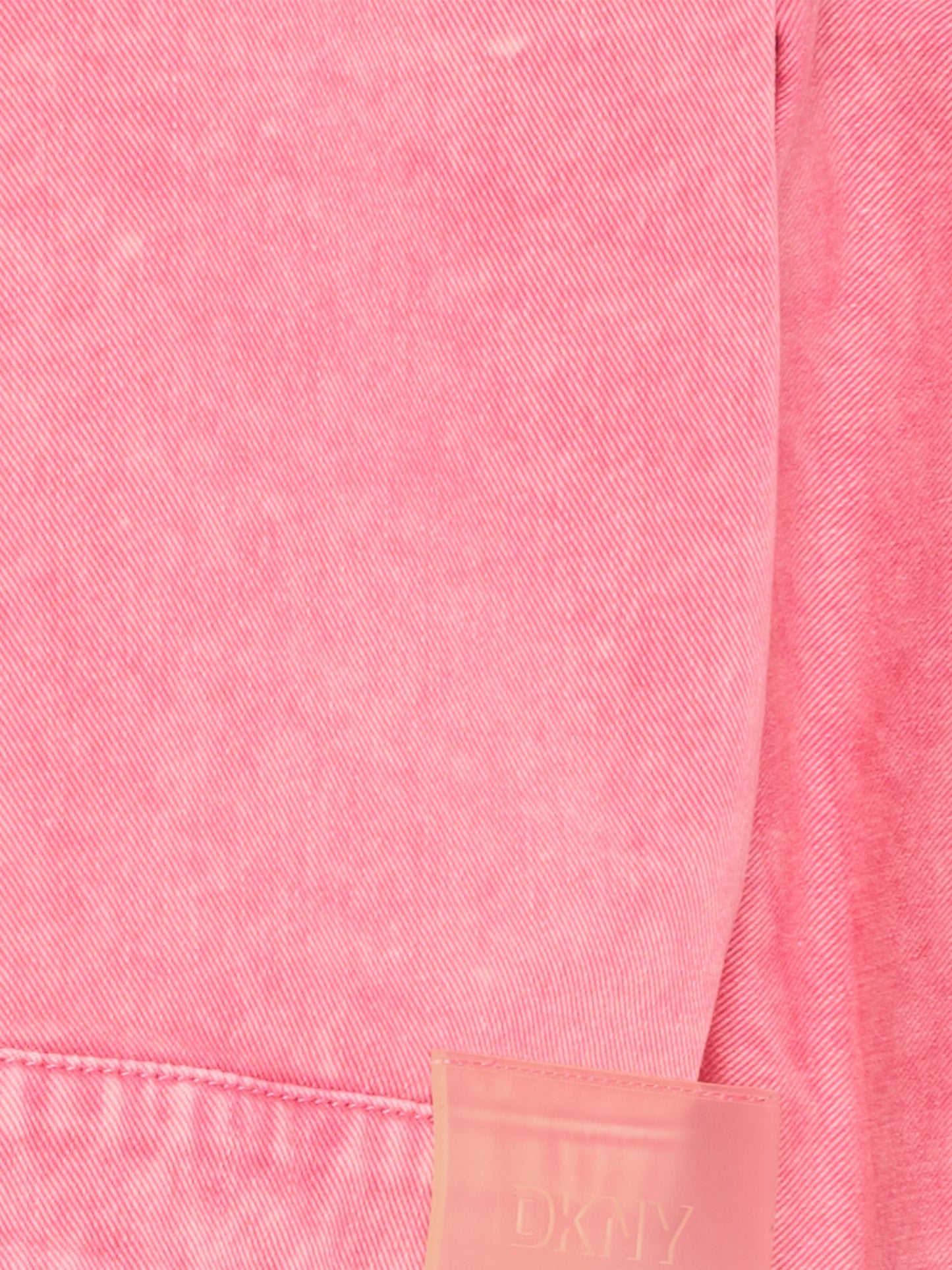 Giubbotto di jeans rosa per bambina con logo,Dkny,D62687 48K