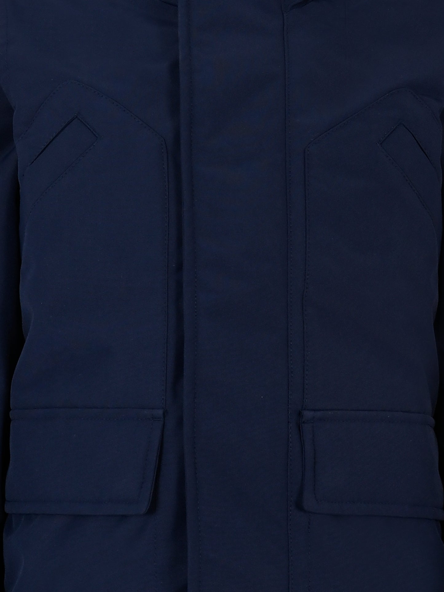 Parka blu per bambino con logo,Boss,J51231 849