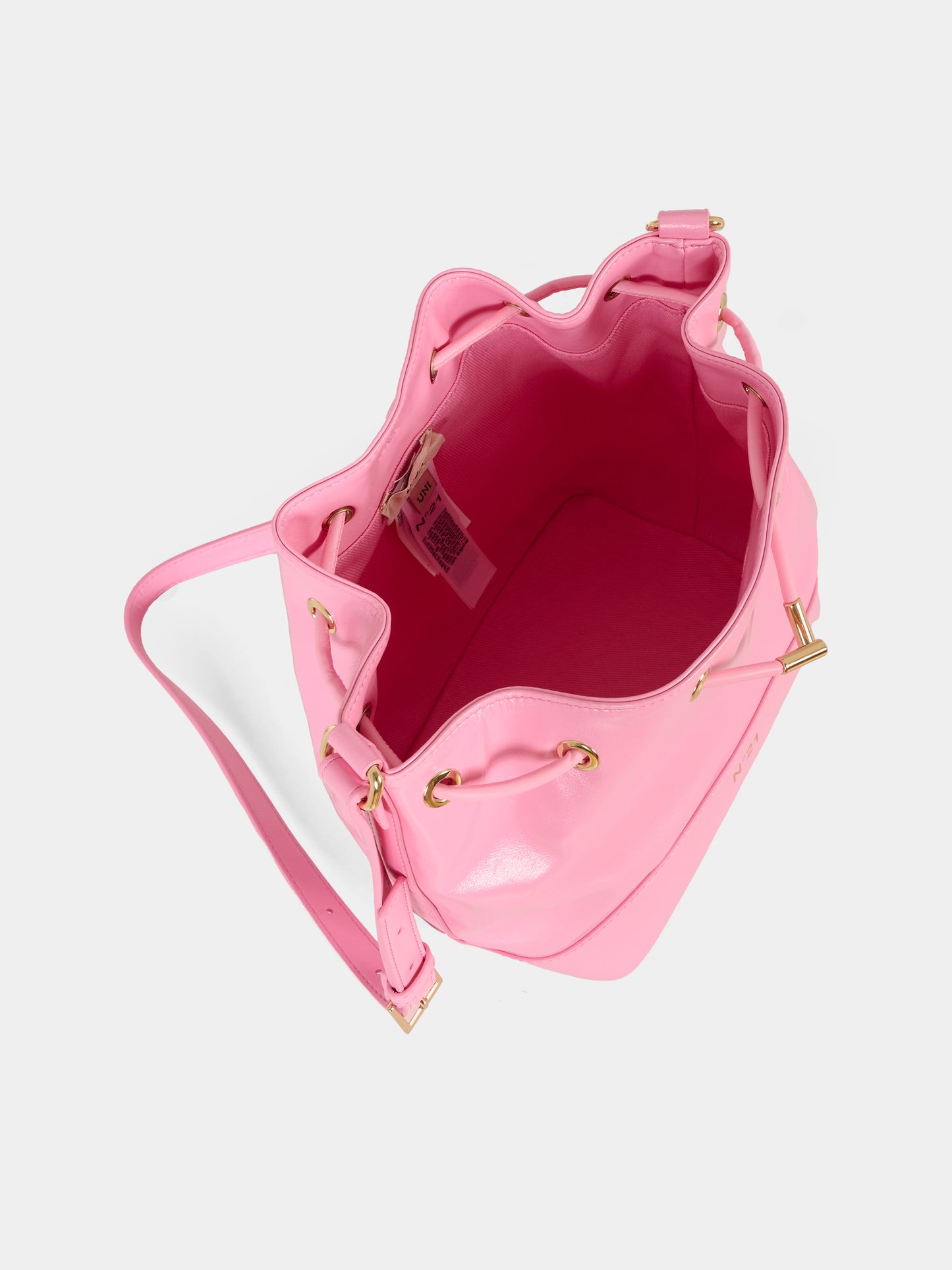 Borsa rosa per bambina con logo,N°21 Kids,N2104Q N0246 0N318