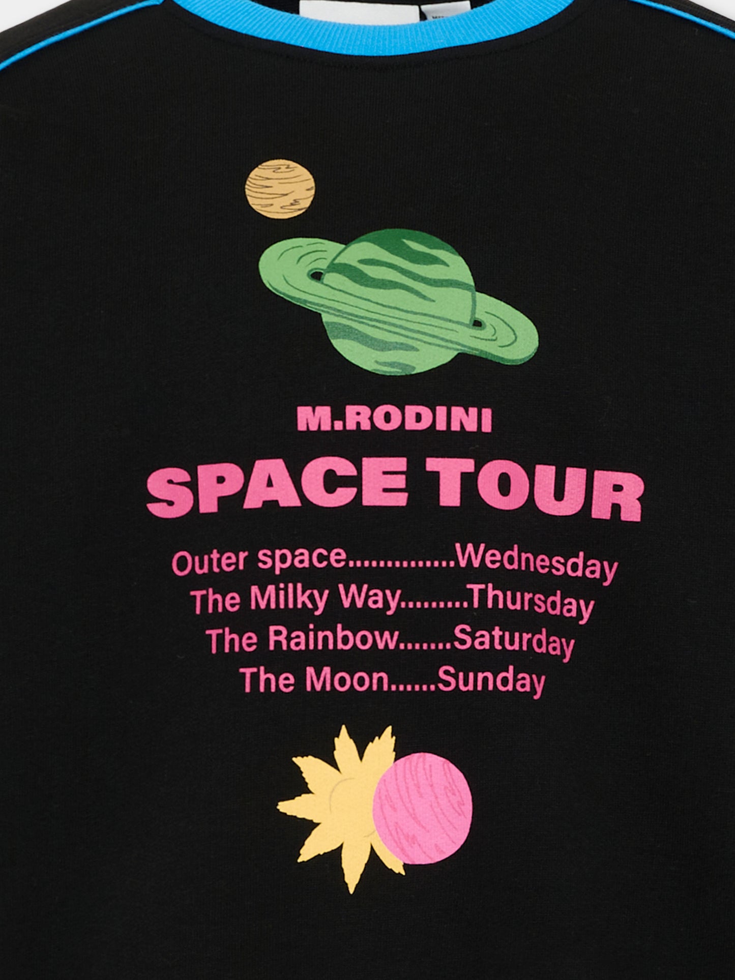 Felpa nera Space Tour per bambini,Mini Rodini,2622014699