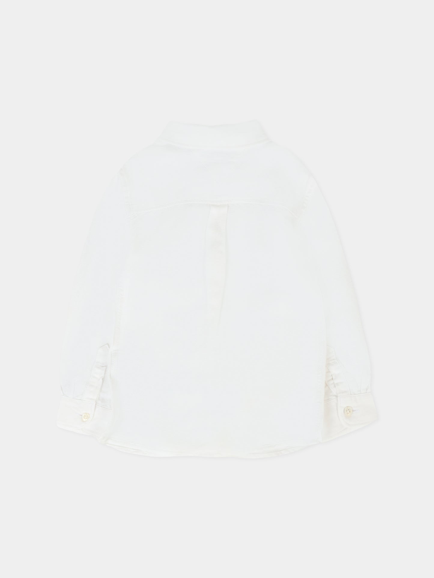 Camicia bianca per neonato con bandierina,Tommy Hilfiger Junior,KB0KB09550 YBR