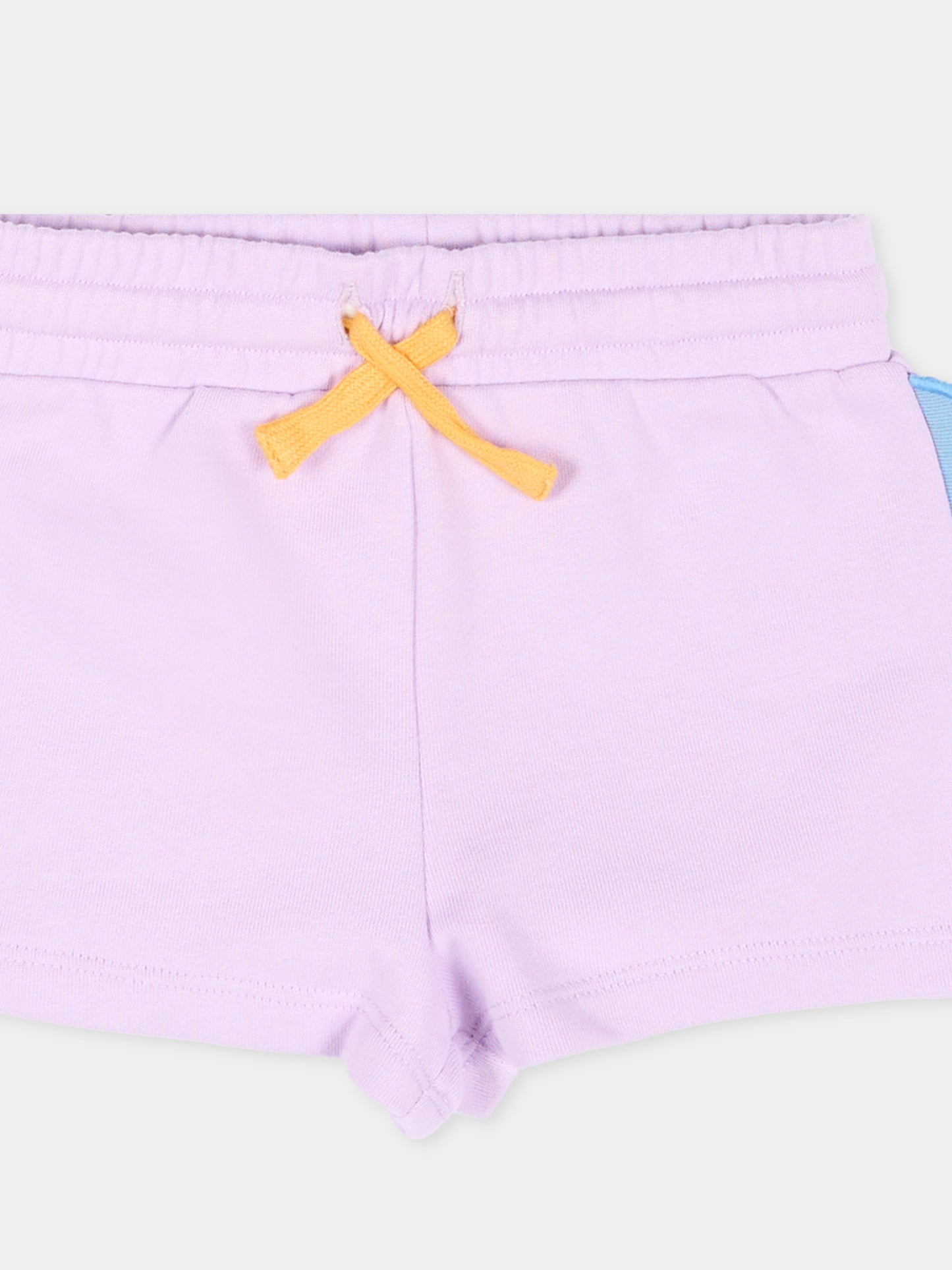 Shorts sportivi lilla per neonata,Stella Mccartney Kids,TY6059-Z3409 539