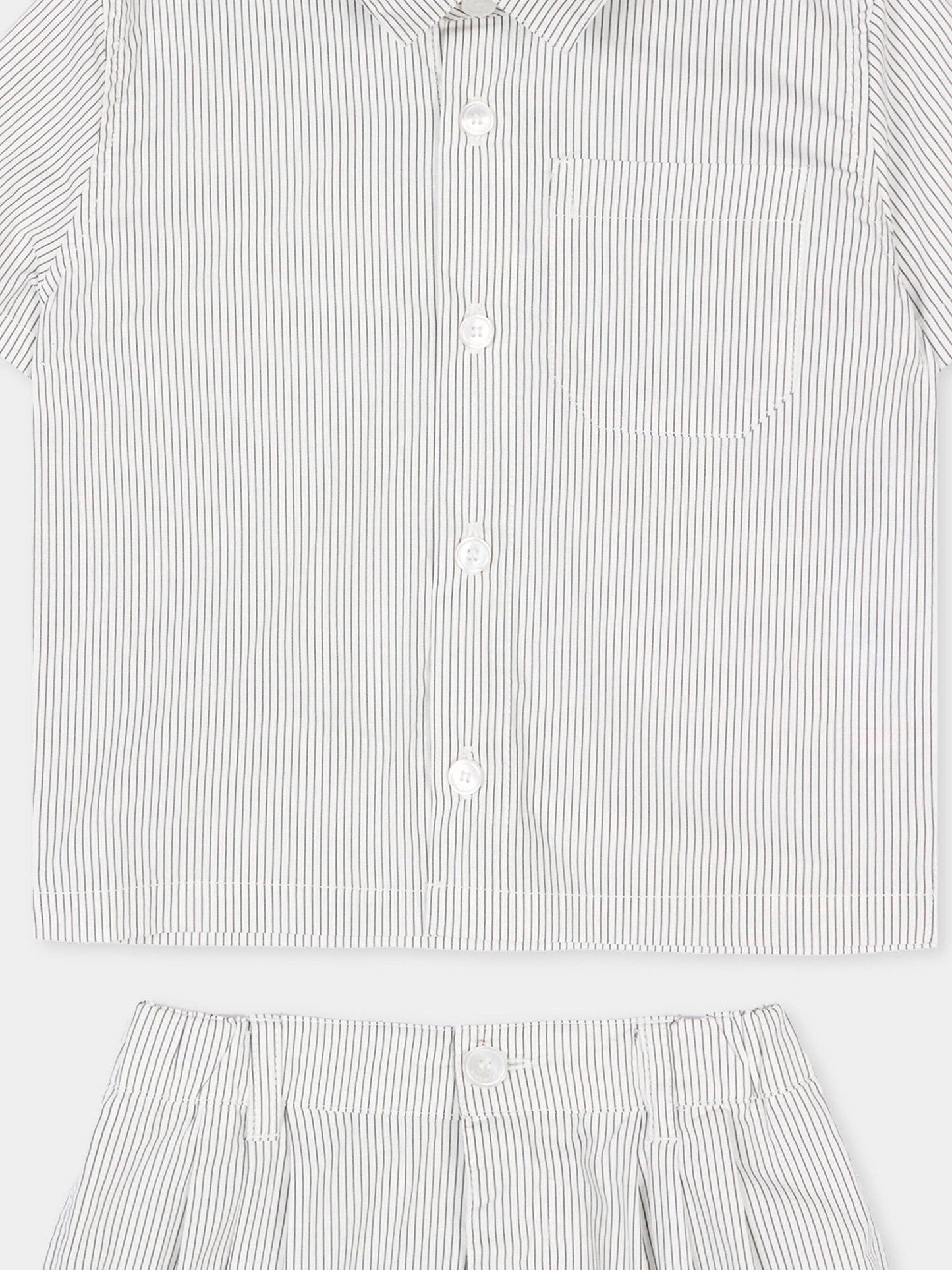 Completo sportivo multicolor per neonato a righe,Givenchy Kids,H31189 N78