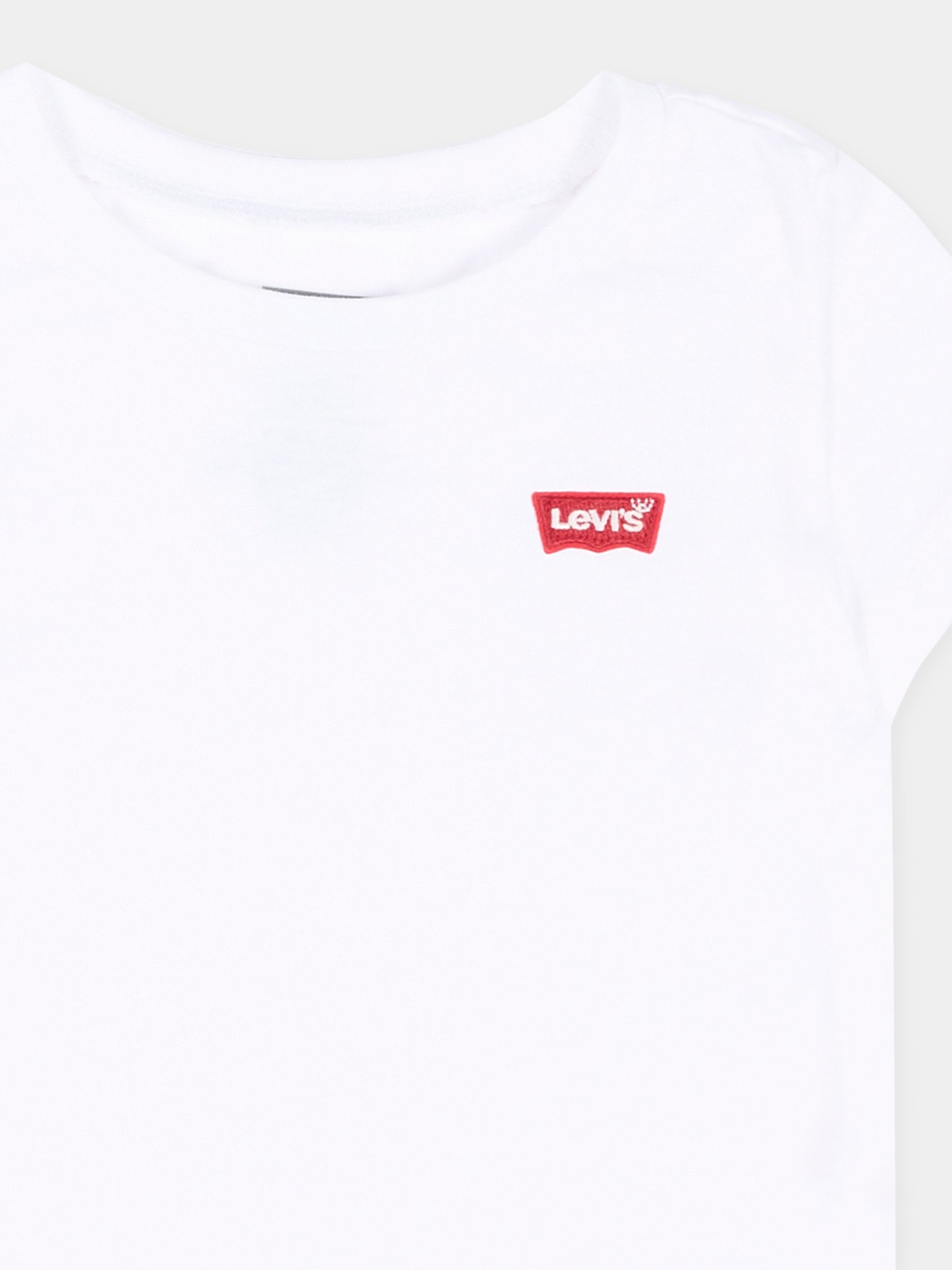 T-Shirt bianca per neonata con logo,Levi's Kids,1EK826 001