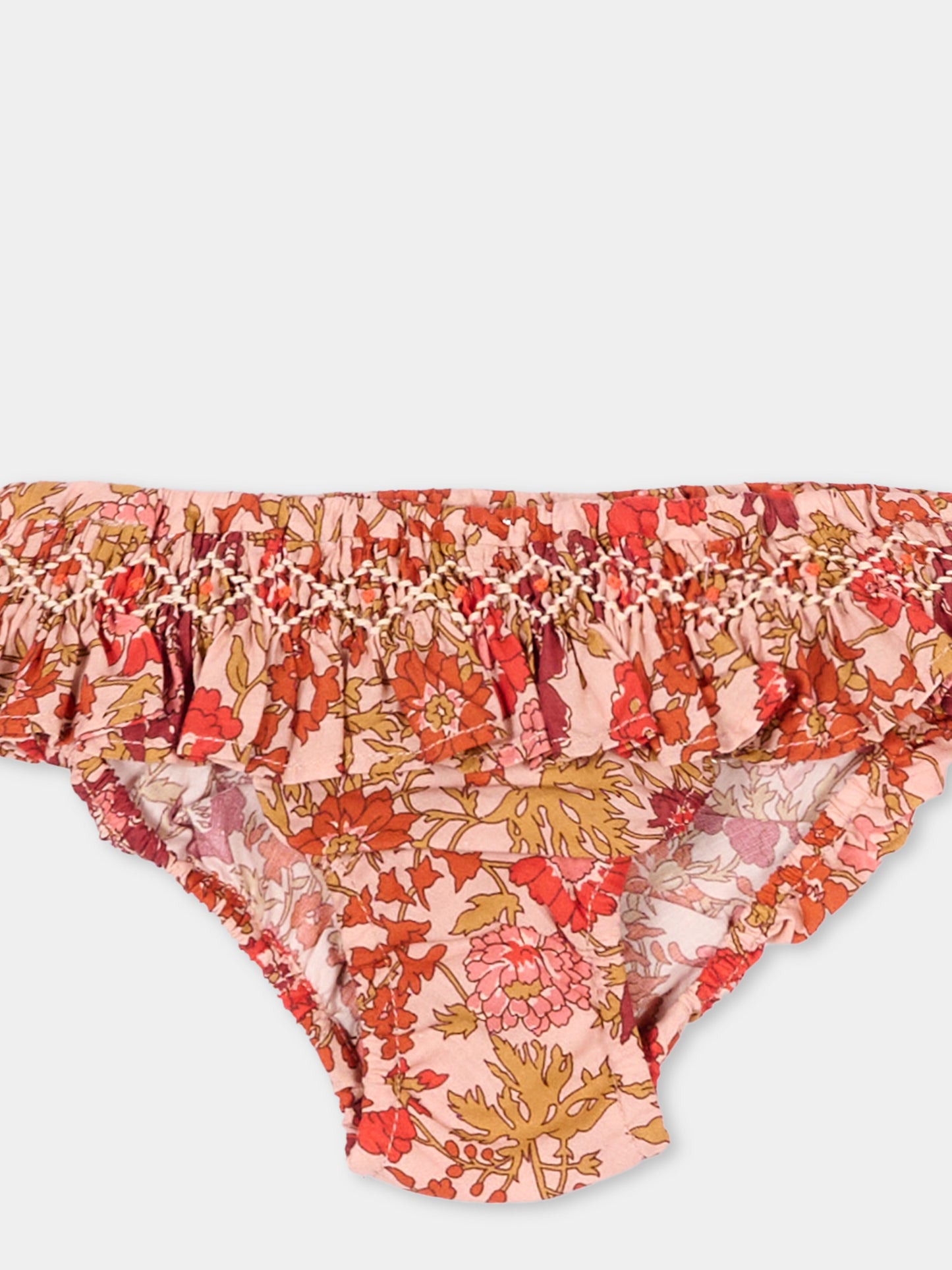 Slip bikini multicolor per neonata floreale,Bonpoint,S06XSSW00002 520