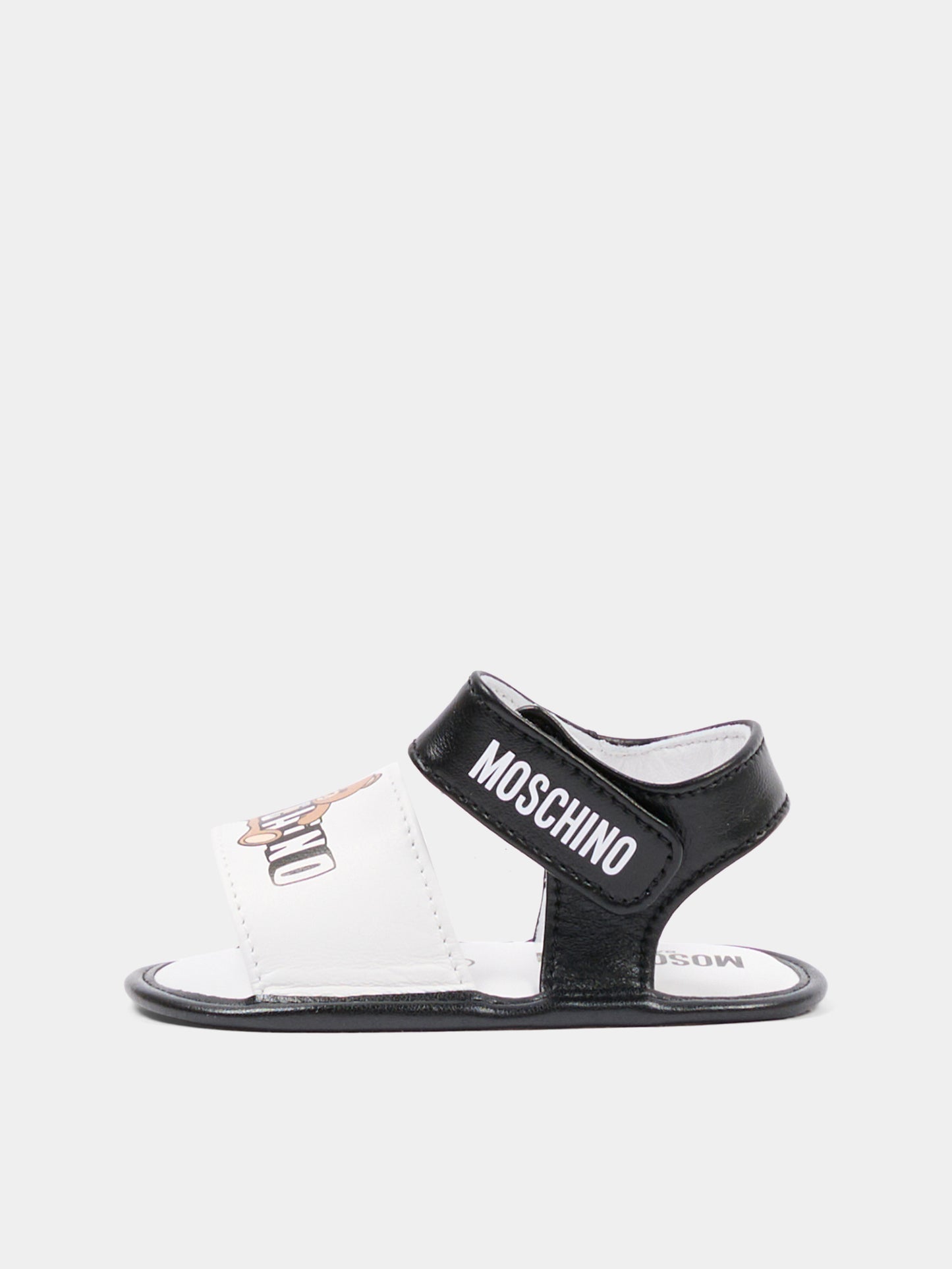 Sandali multicolor per neonato con logo,Moschino Kids,82872 - VAR1