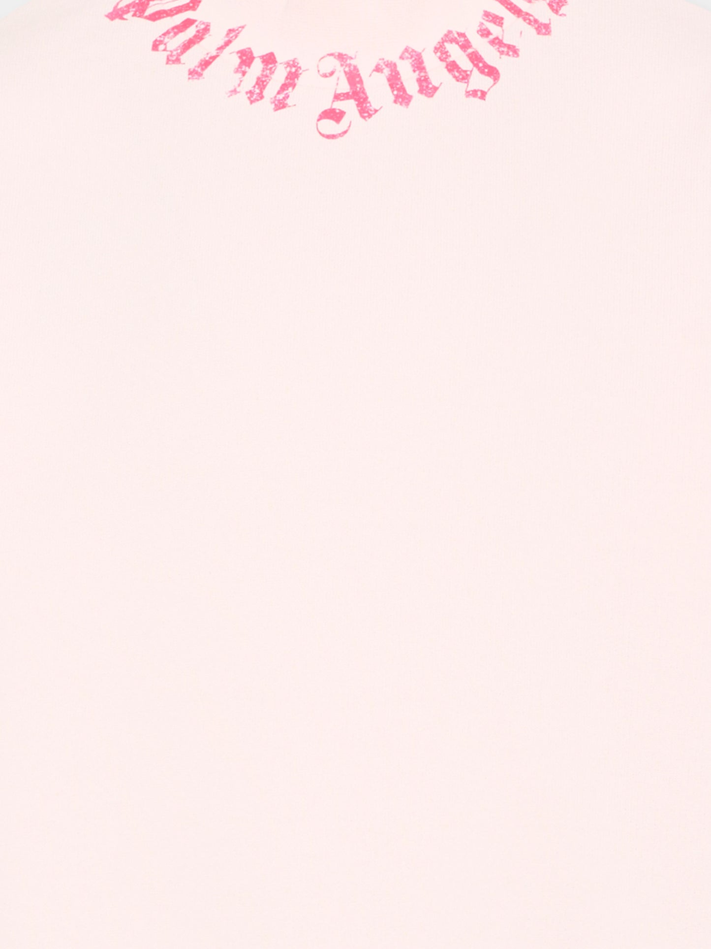 Felpa rosa per bambina con logo,Palm Angels,PGBA013S26FLE004 042