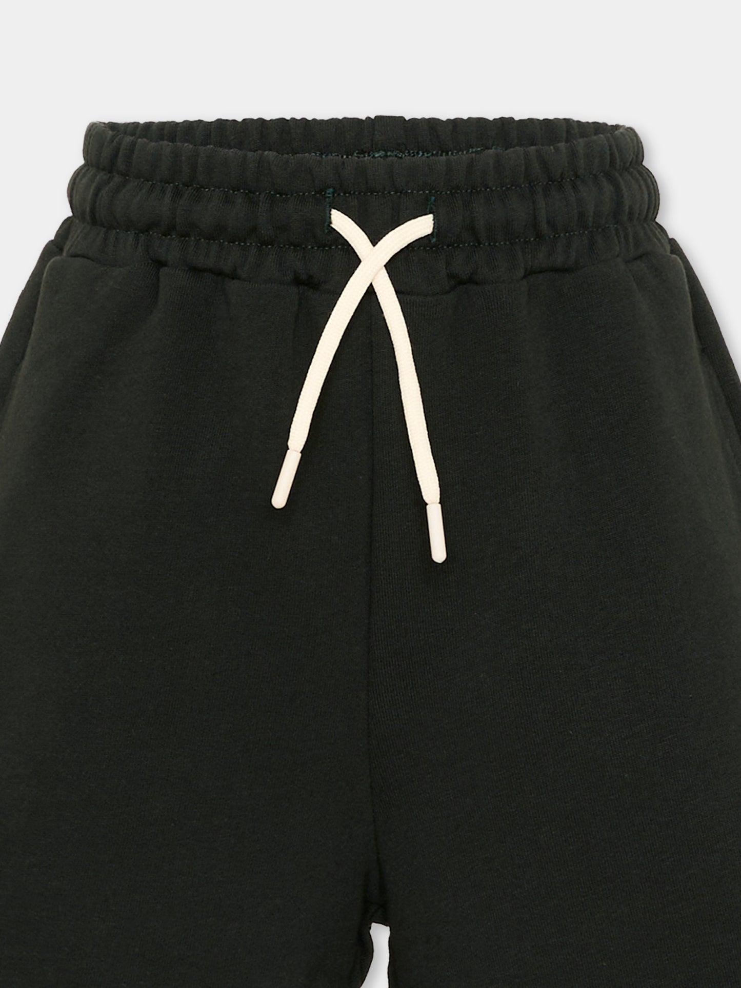 Shorts sportivi neri per bambini con logo,Msgm Kids,S6MSJUBE221 MS040