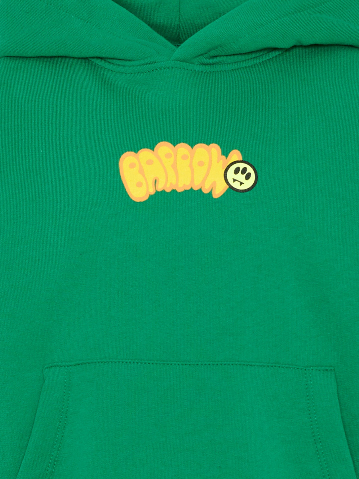 Felpa verde Barrow per bambini con logo,Barrow,S6BKJUHS002 080