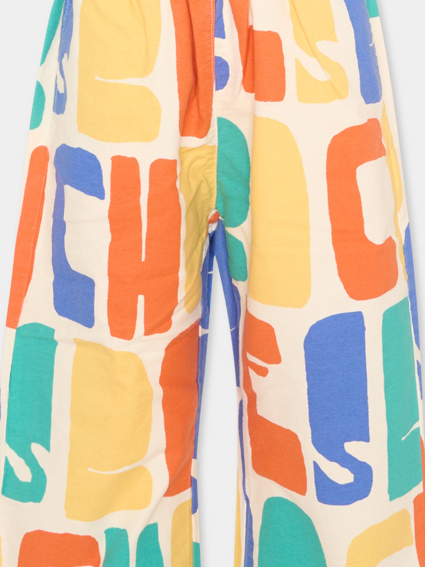 Pantaloni multicolor per bambini con stampa logo,Bobo Choses,B126AC148
