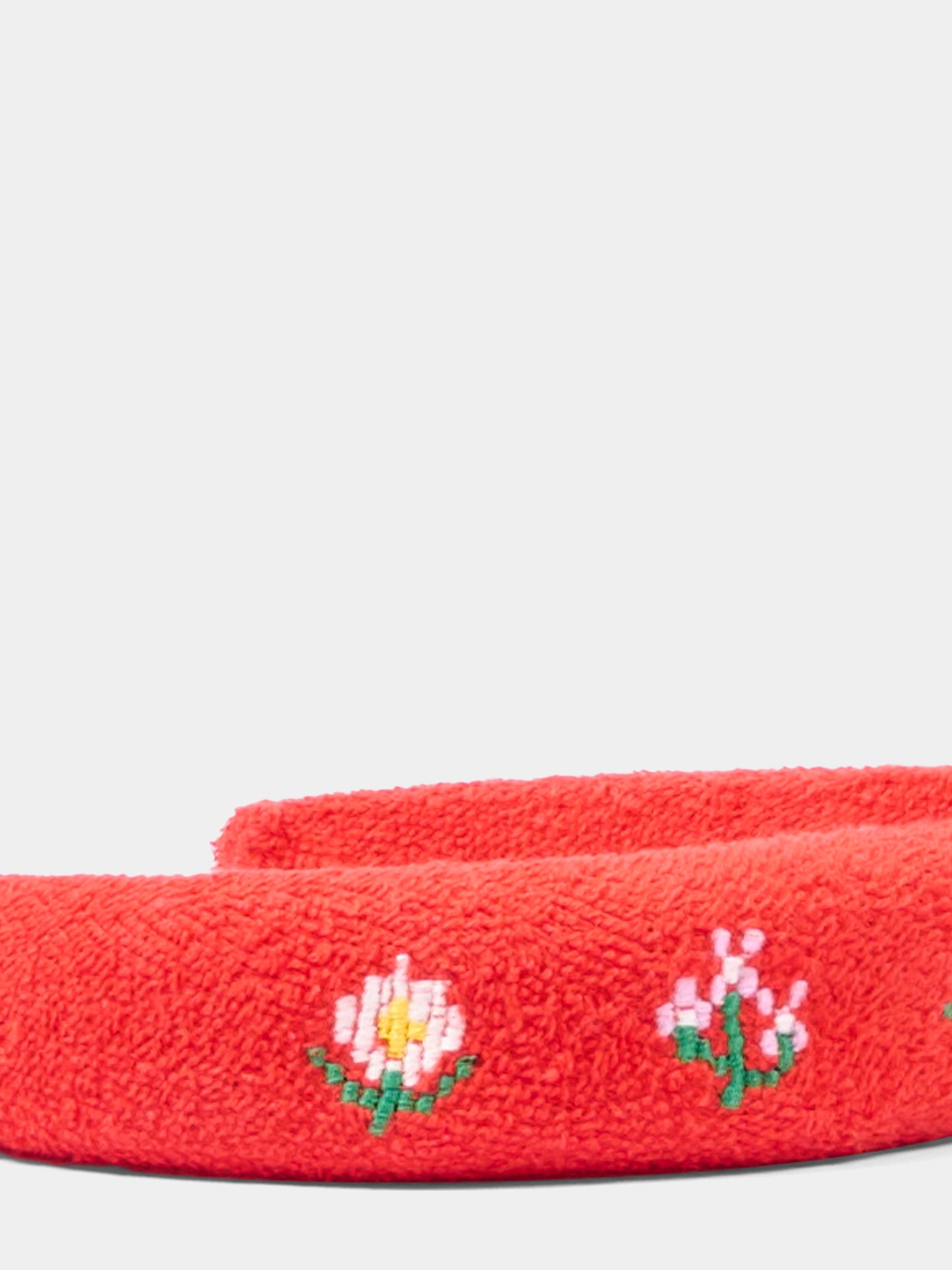 Cerchietto rosso per bambina con fiori,Bobo Choses,B126AI025