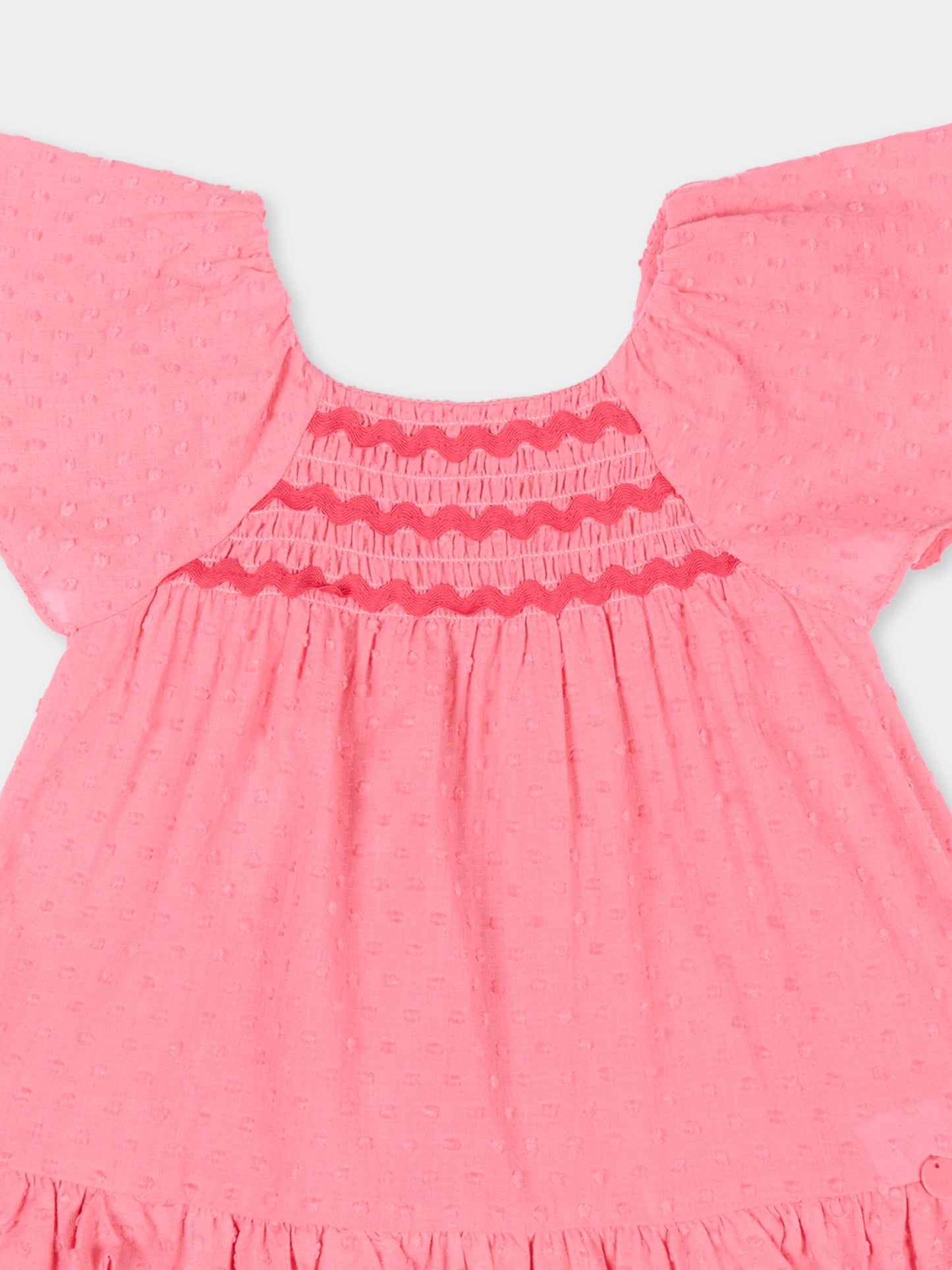 Vestito rosa per neonata con volant,Mayoral,1912 041