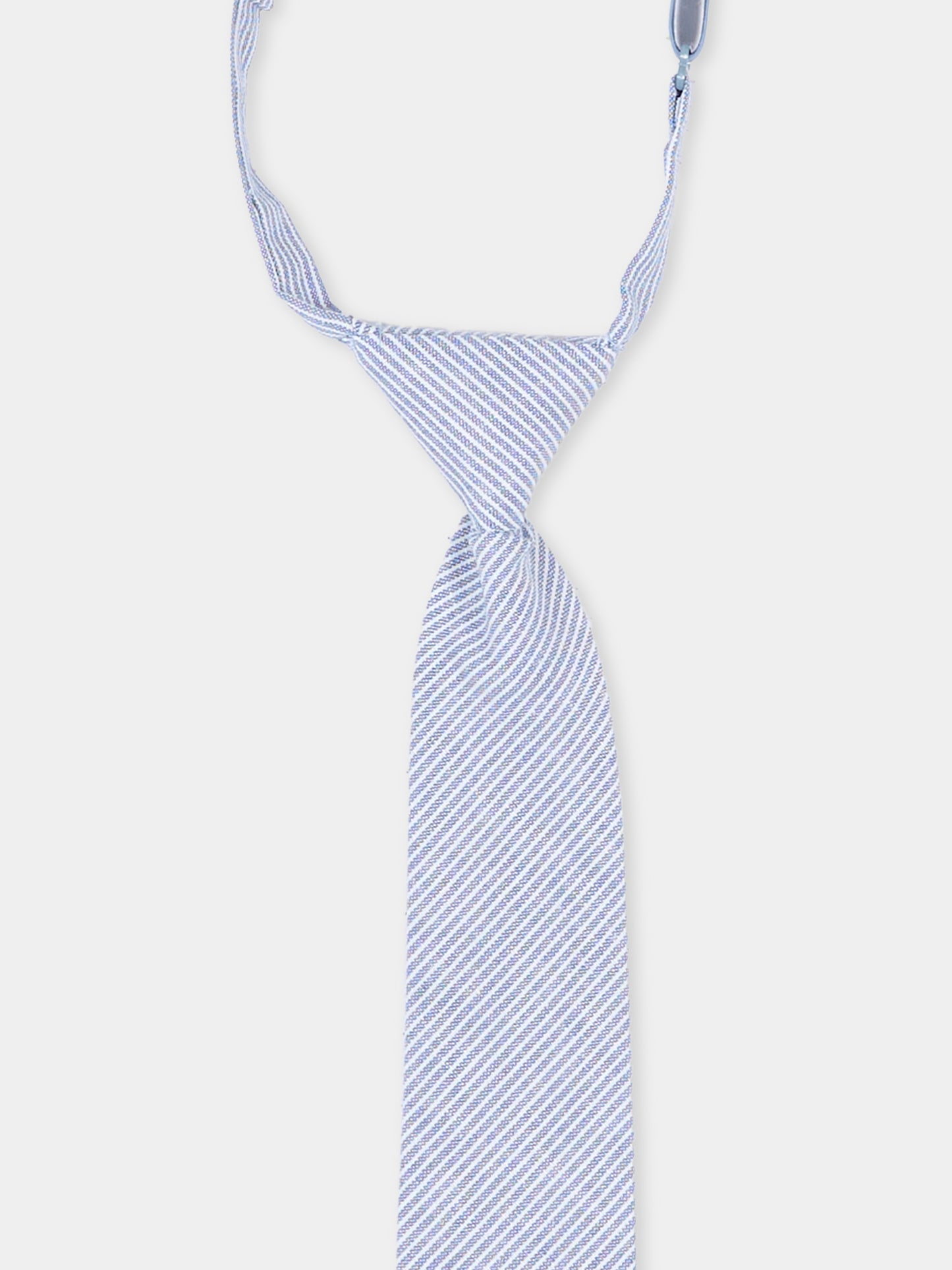 Cravatta azzurra per bambino a righe,Mayoral,10214 033