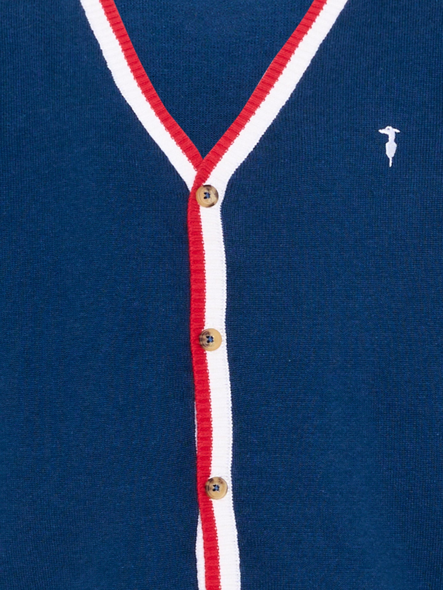 Cardigan blu per bambino con levriero,Trussardi Junior,TIP26007CD BLUE ESTATE