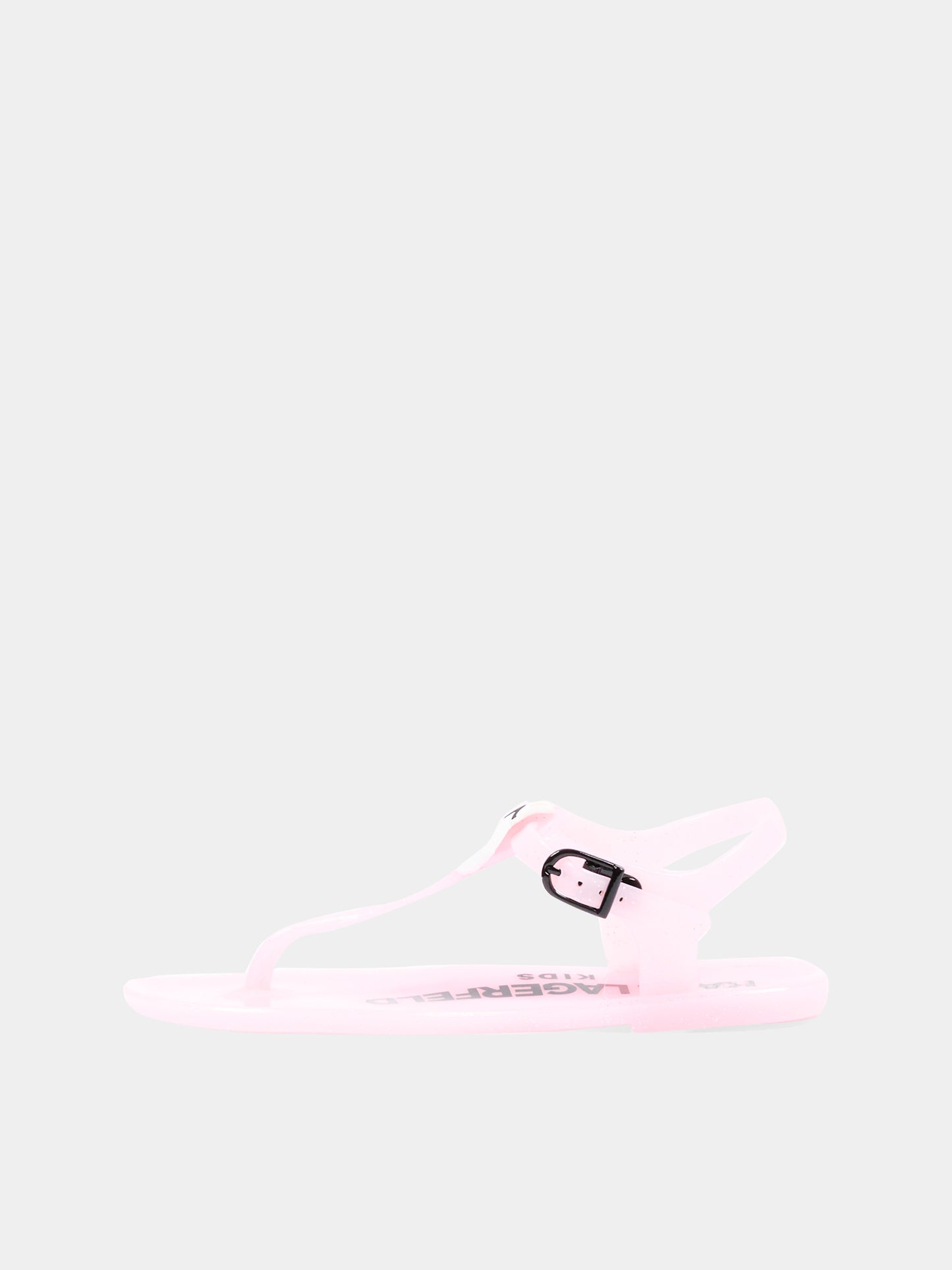 Infradito rosa per bambina con Karl e Choupette,Karl Lagerfeld Kids,Z31173 46F