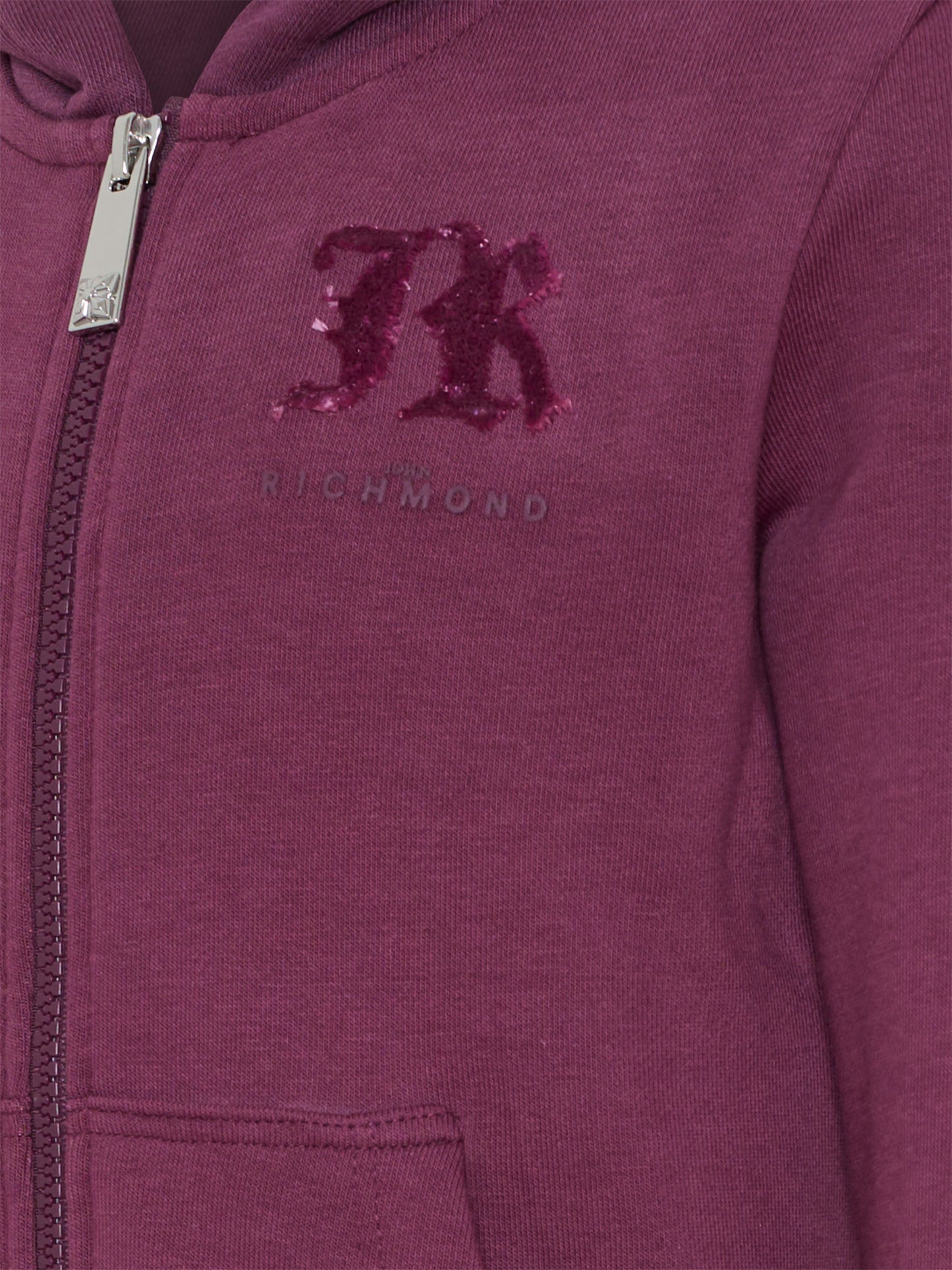 Completo viola per bambino con logo,Richmond,RBA25001CF EGGPLANT