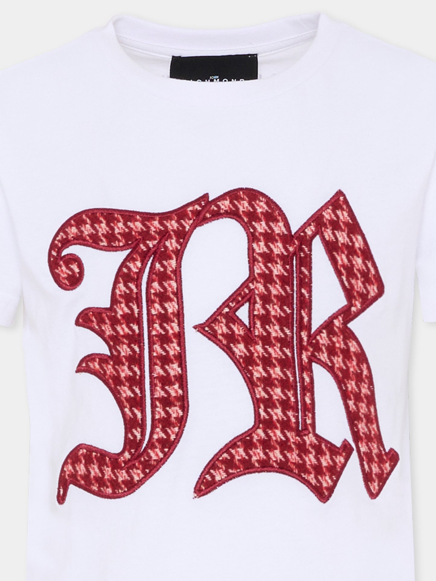 T-shirt bianca per bambina con logo,Richmond,RGA25078TS WHITE