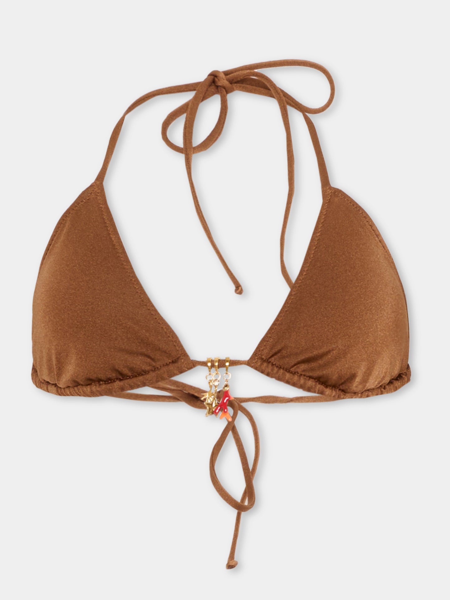 Slip e bikini marrone leah teen per bambina,Mc2 Saint Barth,LEH00011 03002L