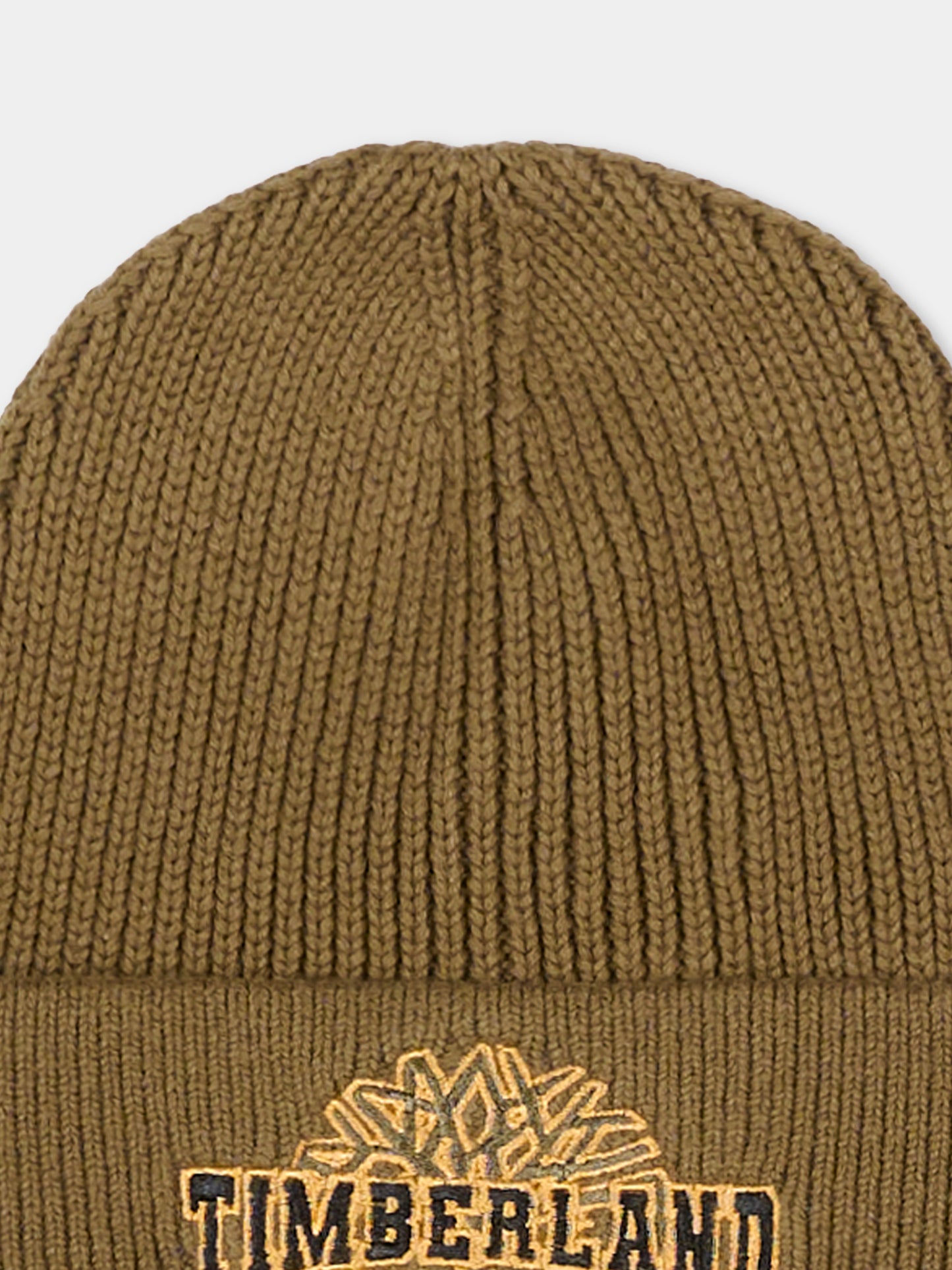 Berretto verde per bambino con logo,Timberland,T60360 64J