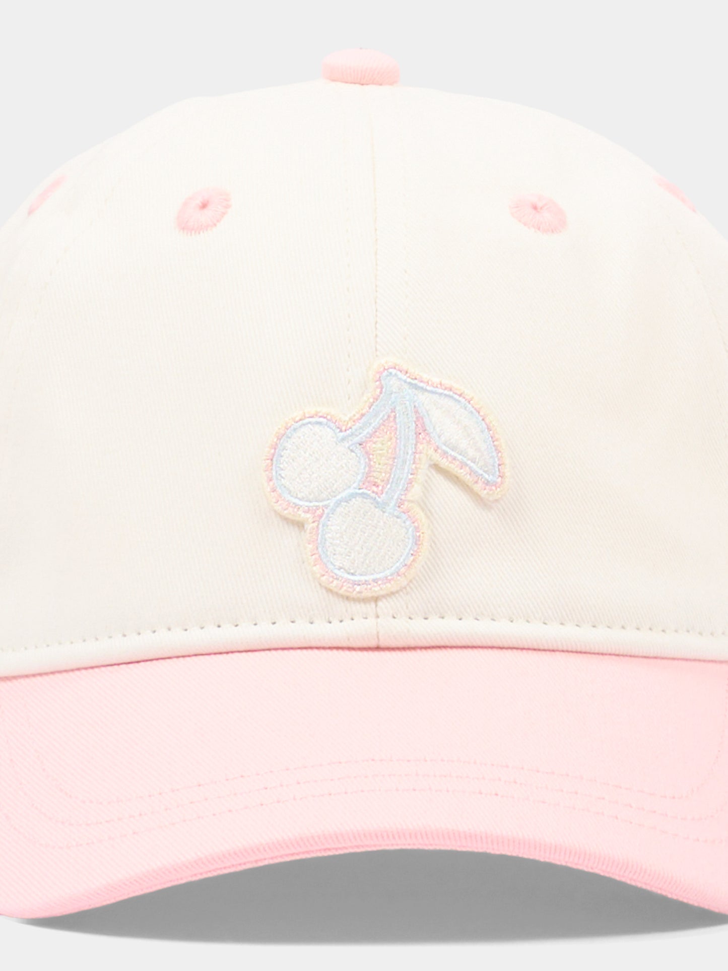 Cappello avorio per bambina con ciliegie,Bonpoint,P06GACW00001 004