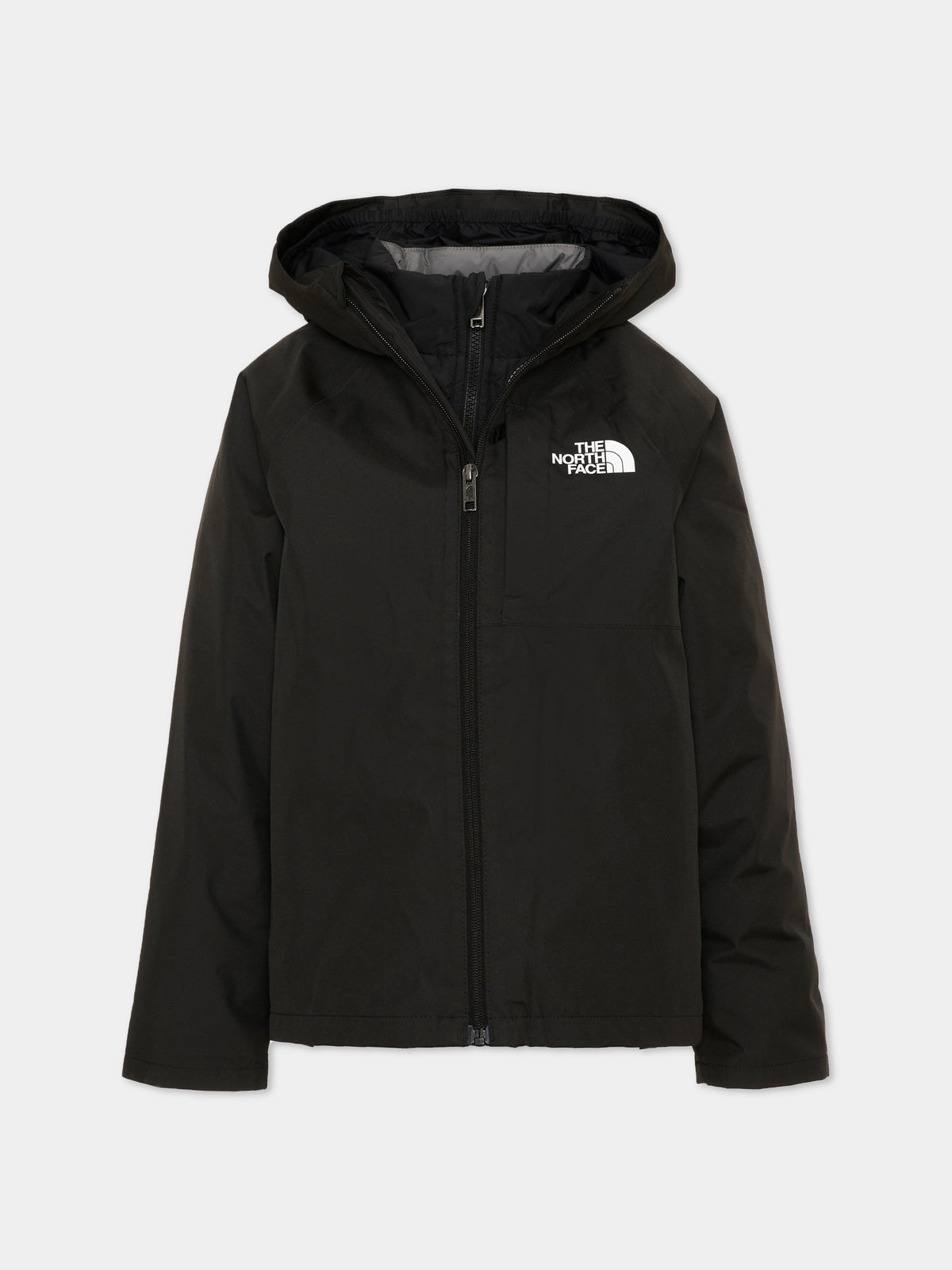 Doudounes noires pour enfants avec logo