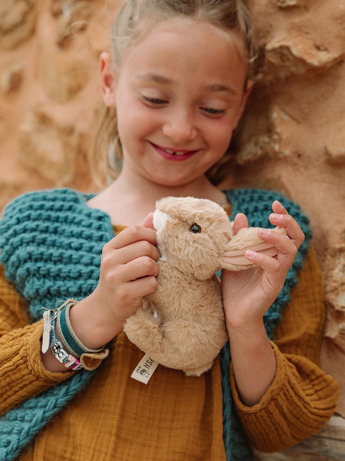 WWF Eco Coniglio beige per bambini,Bon Ton Toys,15182013 WWF ECO RABBIT BEIGE