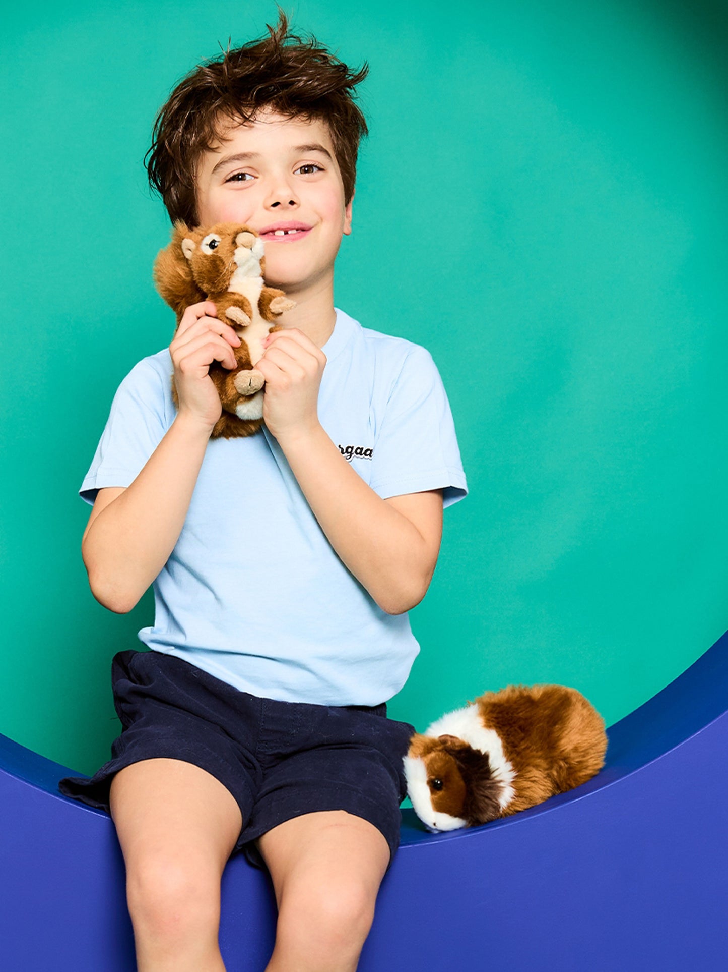 WWF Porcellino d'India marrone per bambini,Bon Ton Toys,15201008 WWF GUINEA PIG