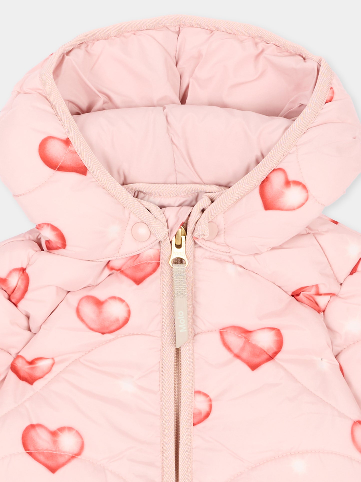 Piumino rosa Harmony per neonata,Molo,5W26M326 5741