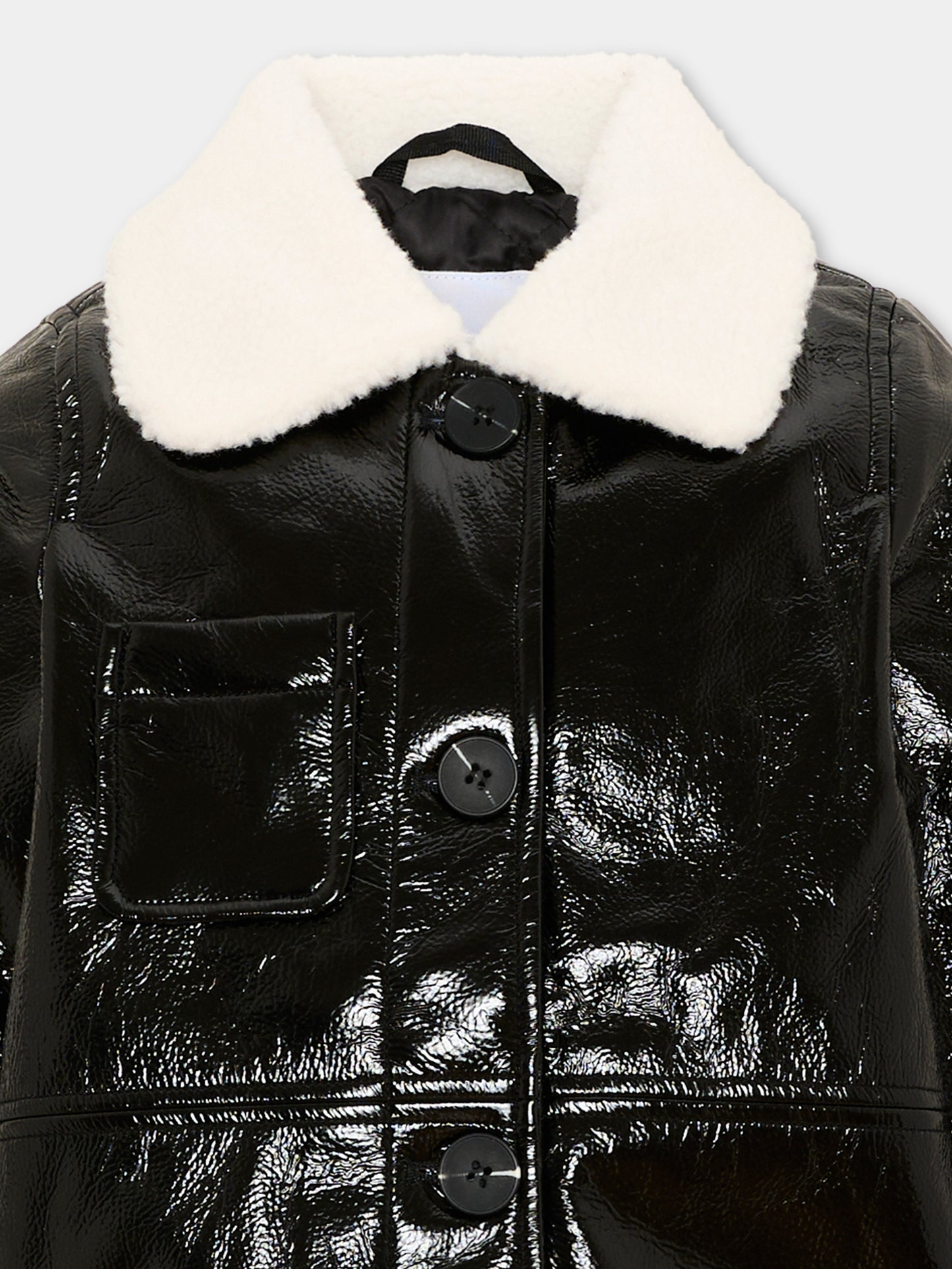 Cappotto nero Hortencia per bambina,Molo,5W26M331 0099