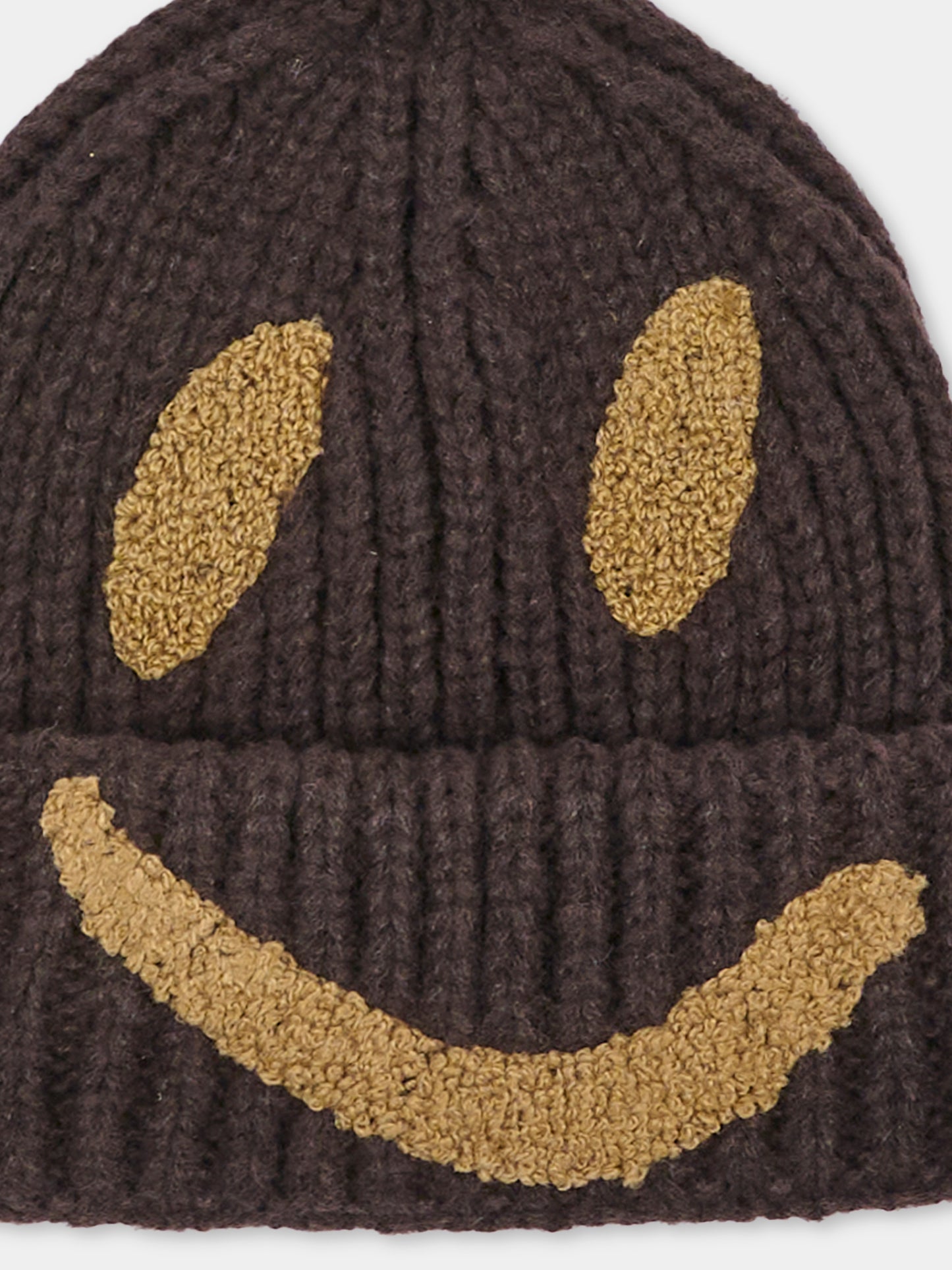 Berretto marrone kim per bambini con smile,Molo,7W26S303 5993