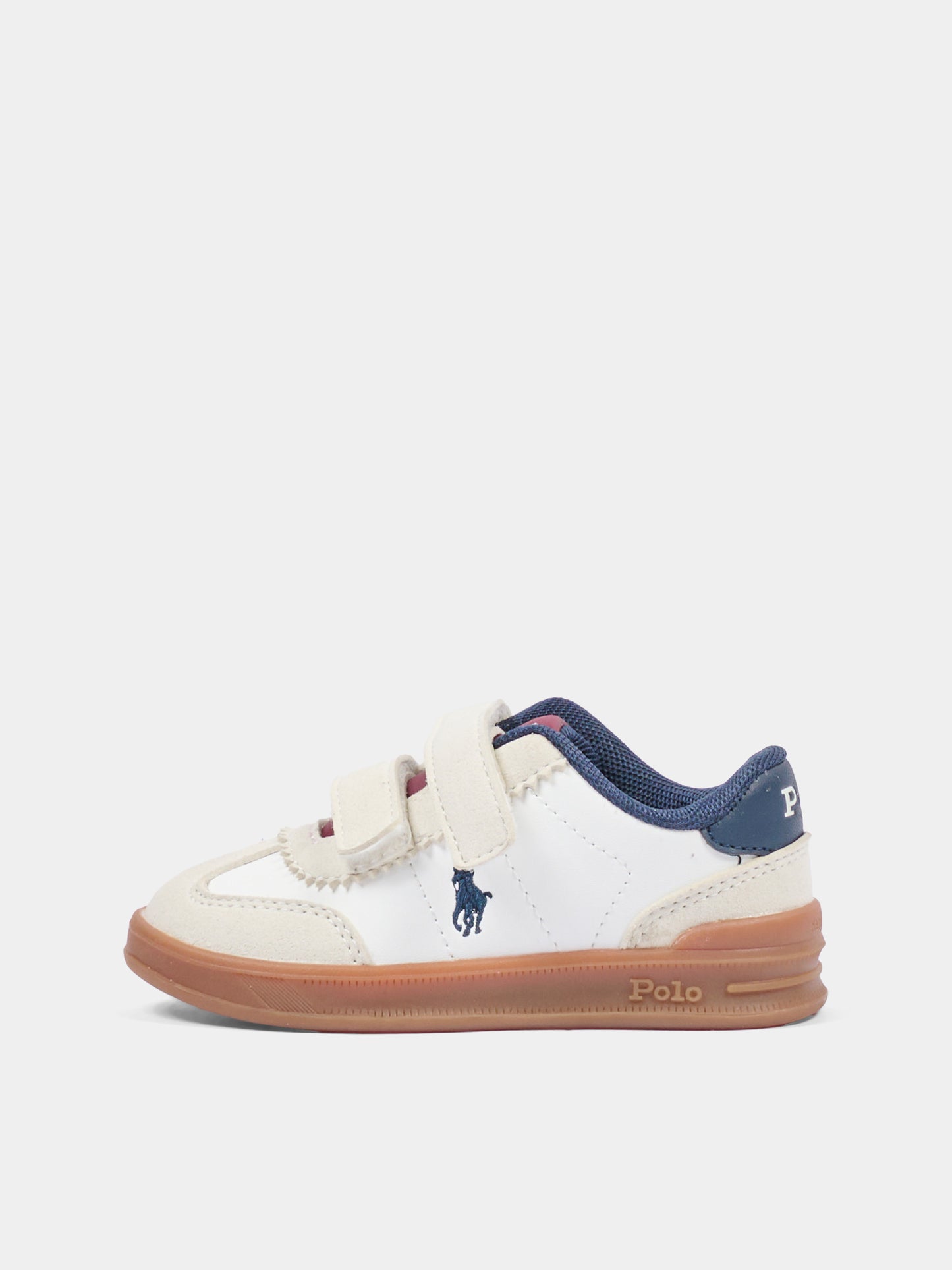 Sneakers bianche per bambino con Polo Pony,Ralph Lauren Kids,RL04949104