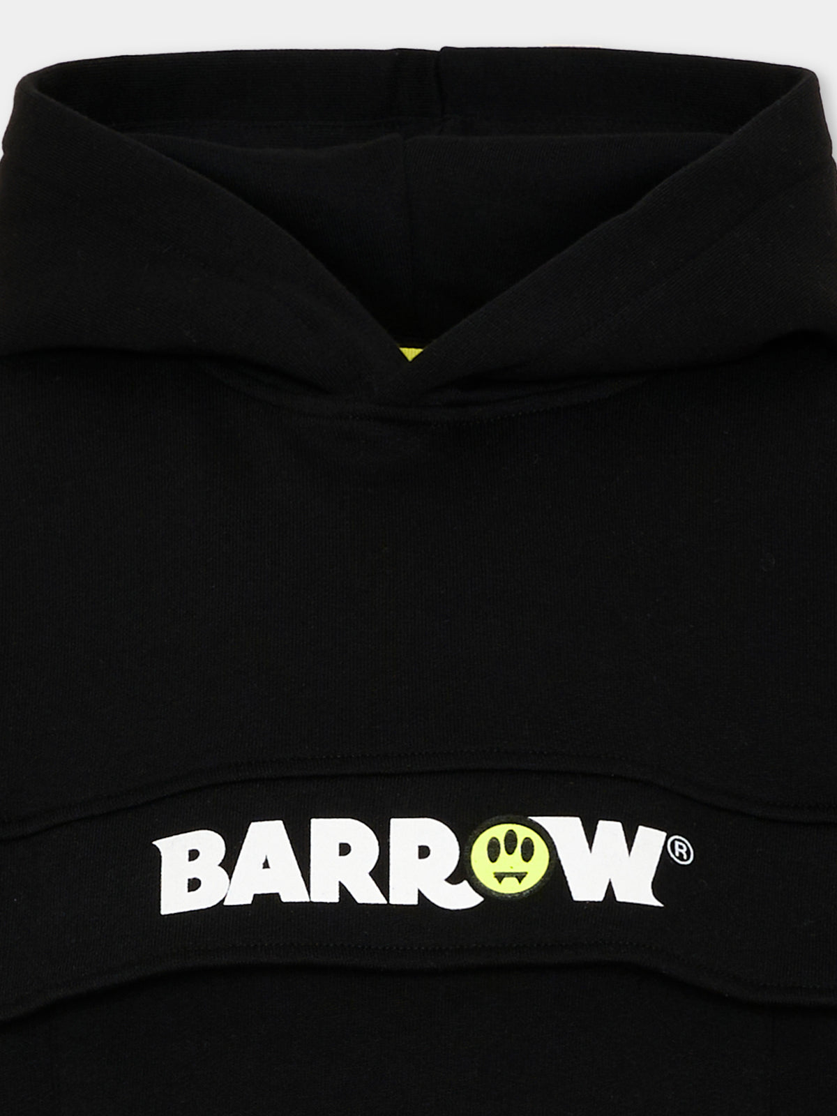 Sweat-shirt noir pour garçon avec ours
