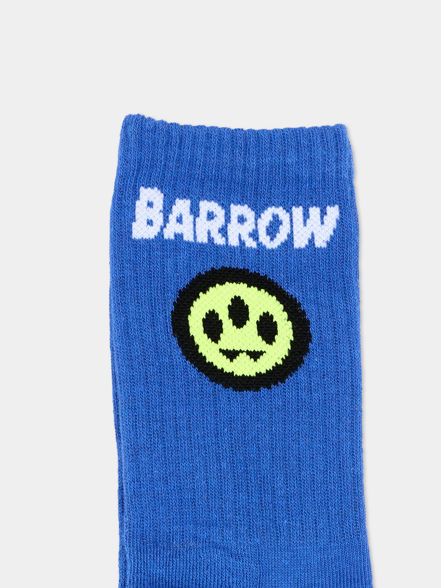 Calza spugna blu per bambini con logo,Barrow,F6BKJUSO111 407