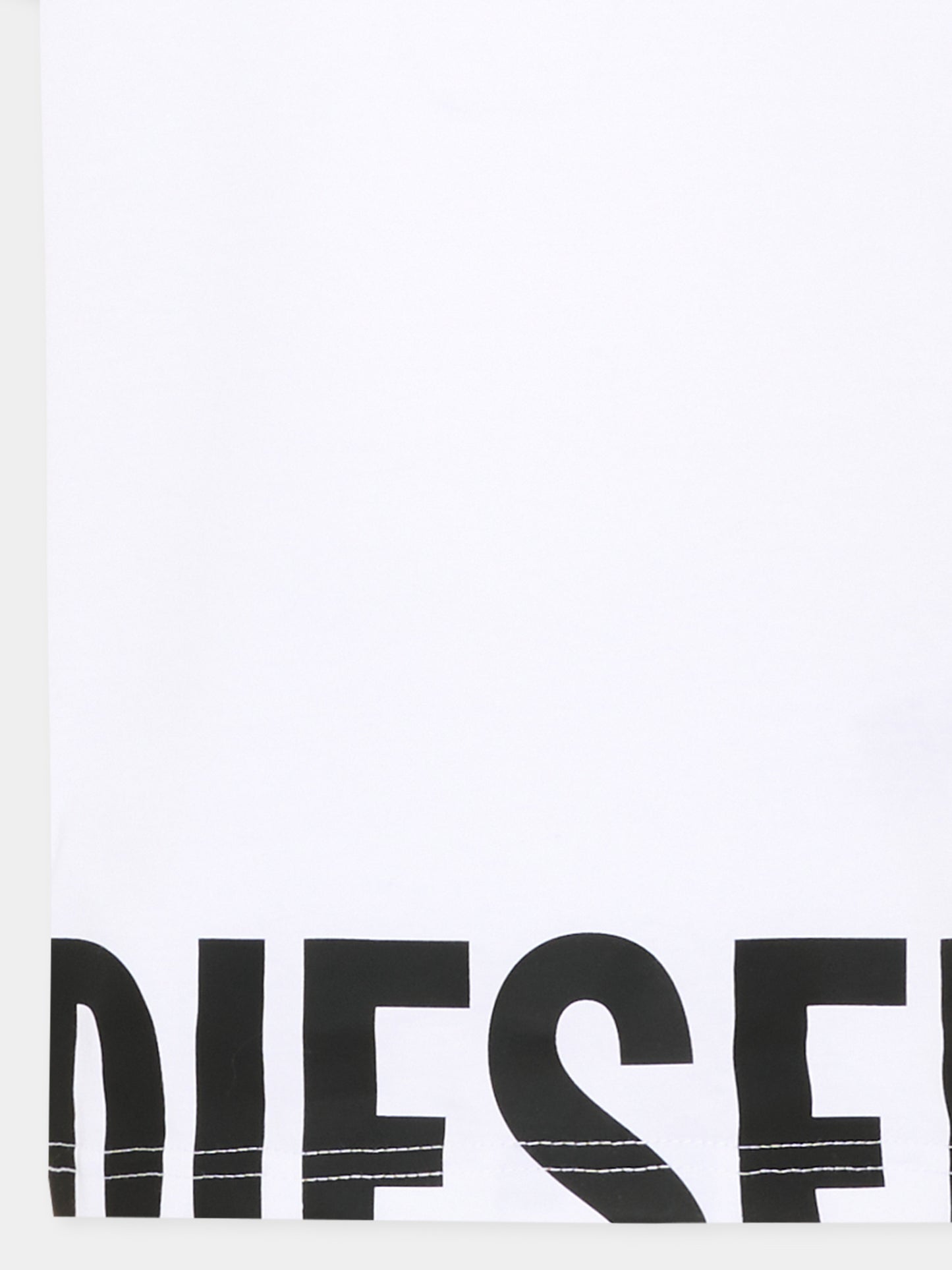 T-shirt bianca per bambino con logo,Diesel,J03040 00YI9 K100