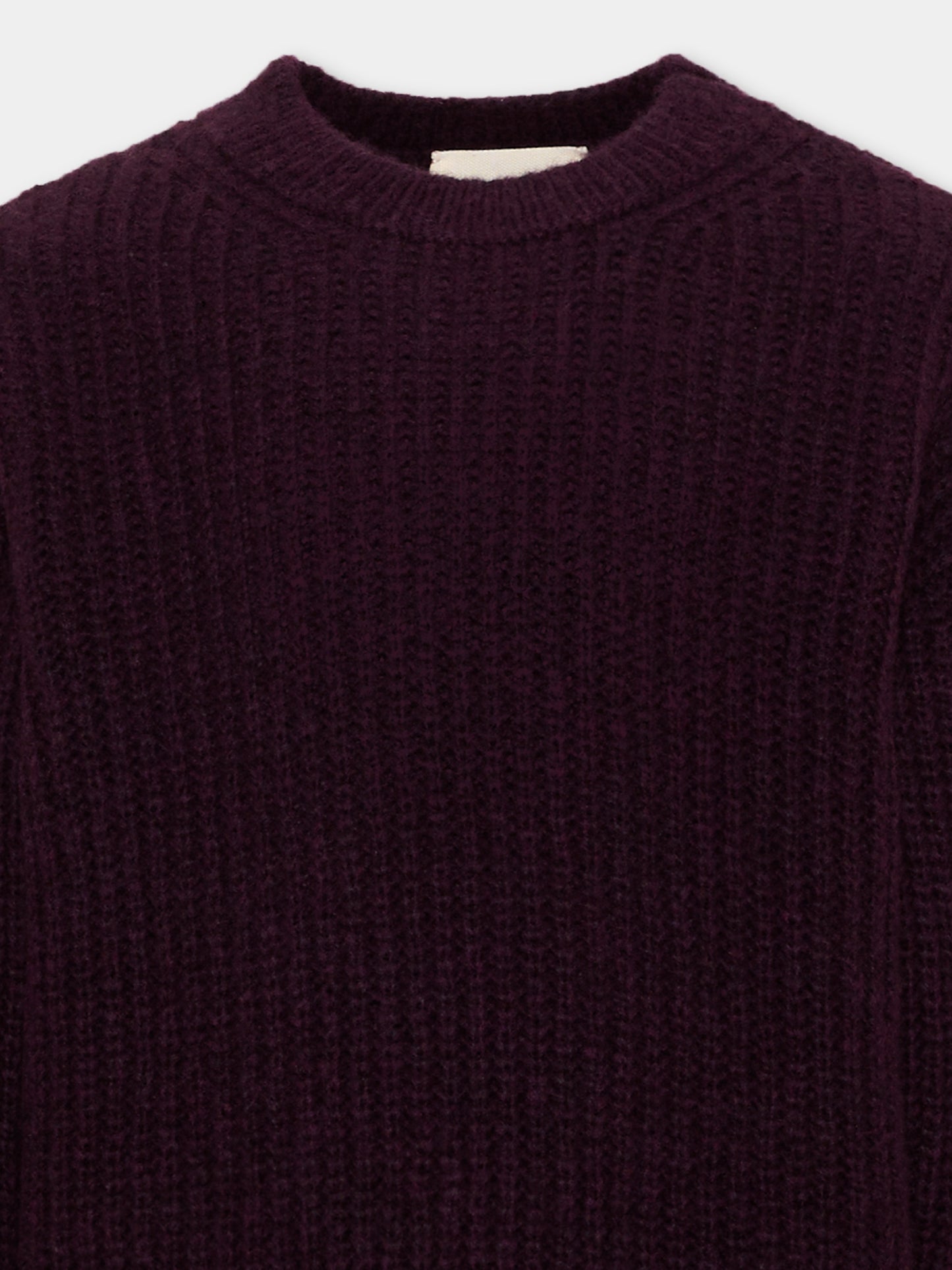 Maglione viola per bambina con patch logo,Douuod Kids,DZ9A30 W0222 886