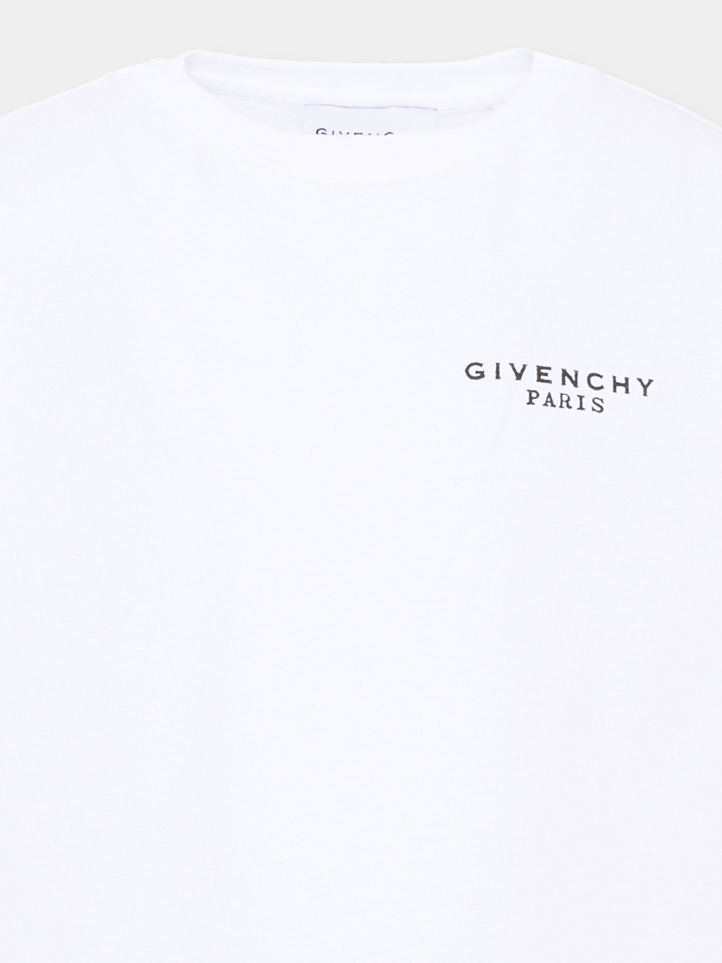 T-Shirt bianca per bambini con logo,Givenchy Kids,H31280 10P