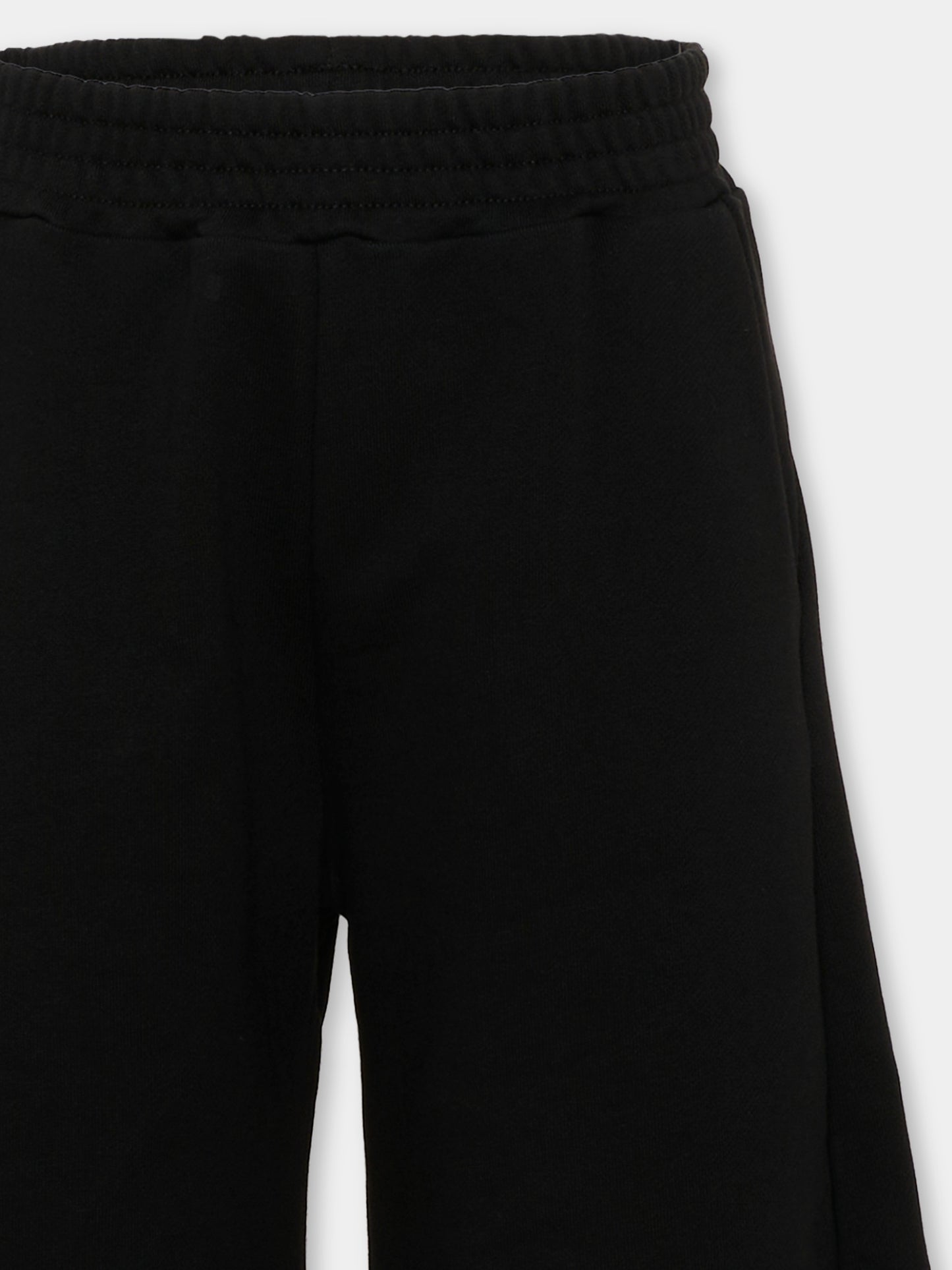 Pantaloni sportivi neri per bambina con logo,Givenchy Kids,H31336 09B