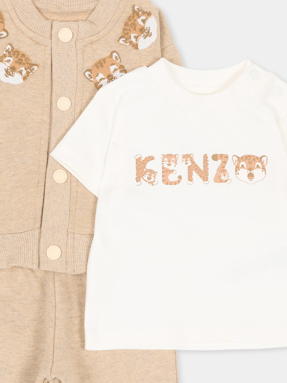 Completo nascita beige per neonati,Kenzo Kids,K62090 230