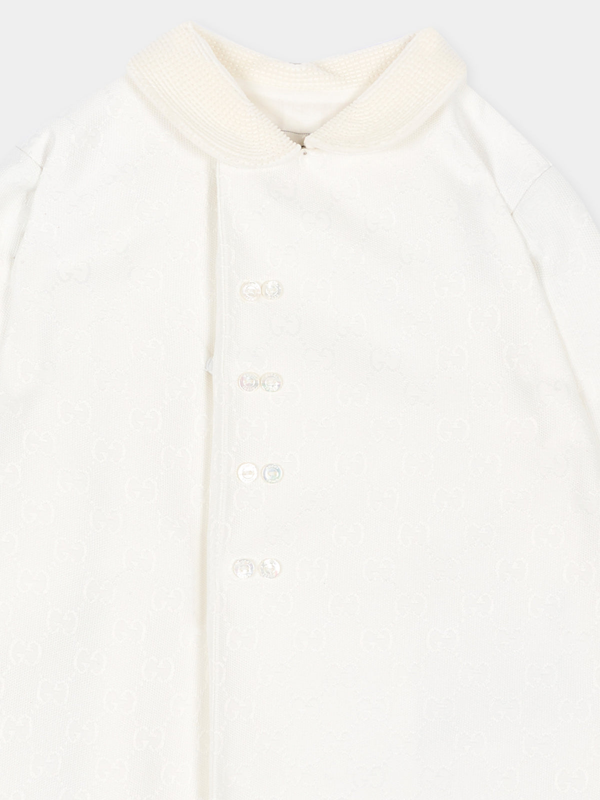 Manteau ivoire pour Bébé Garçon Jacquard GG