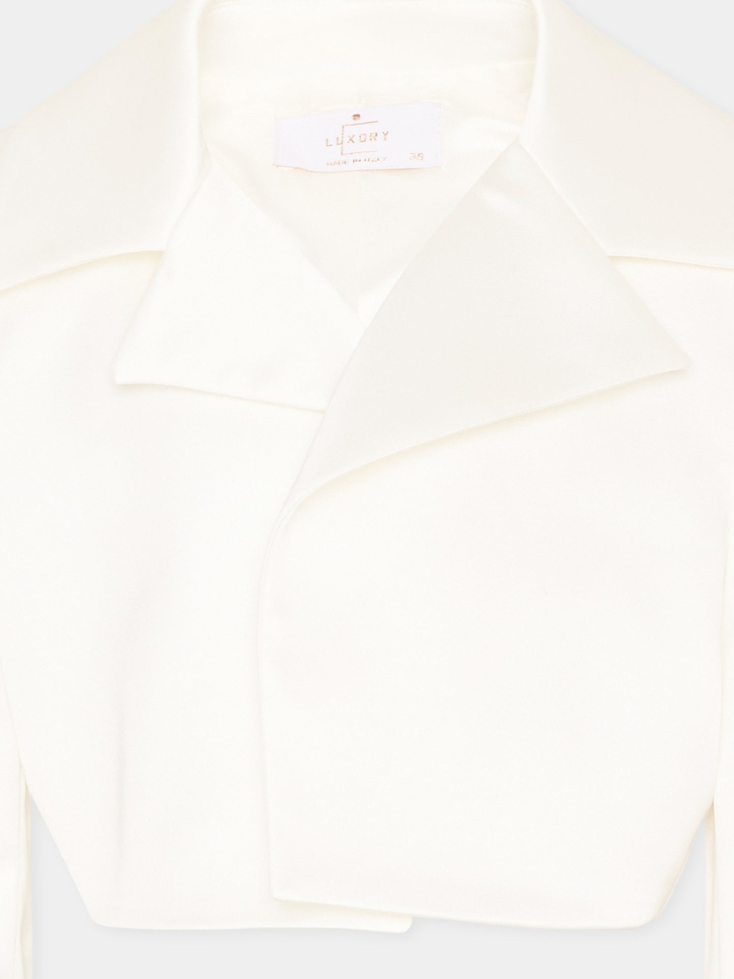 Giaccia avorio in raso per bambina,Colorichiari,FL808482 4844 15