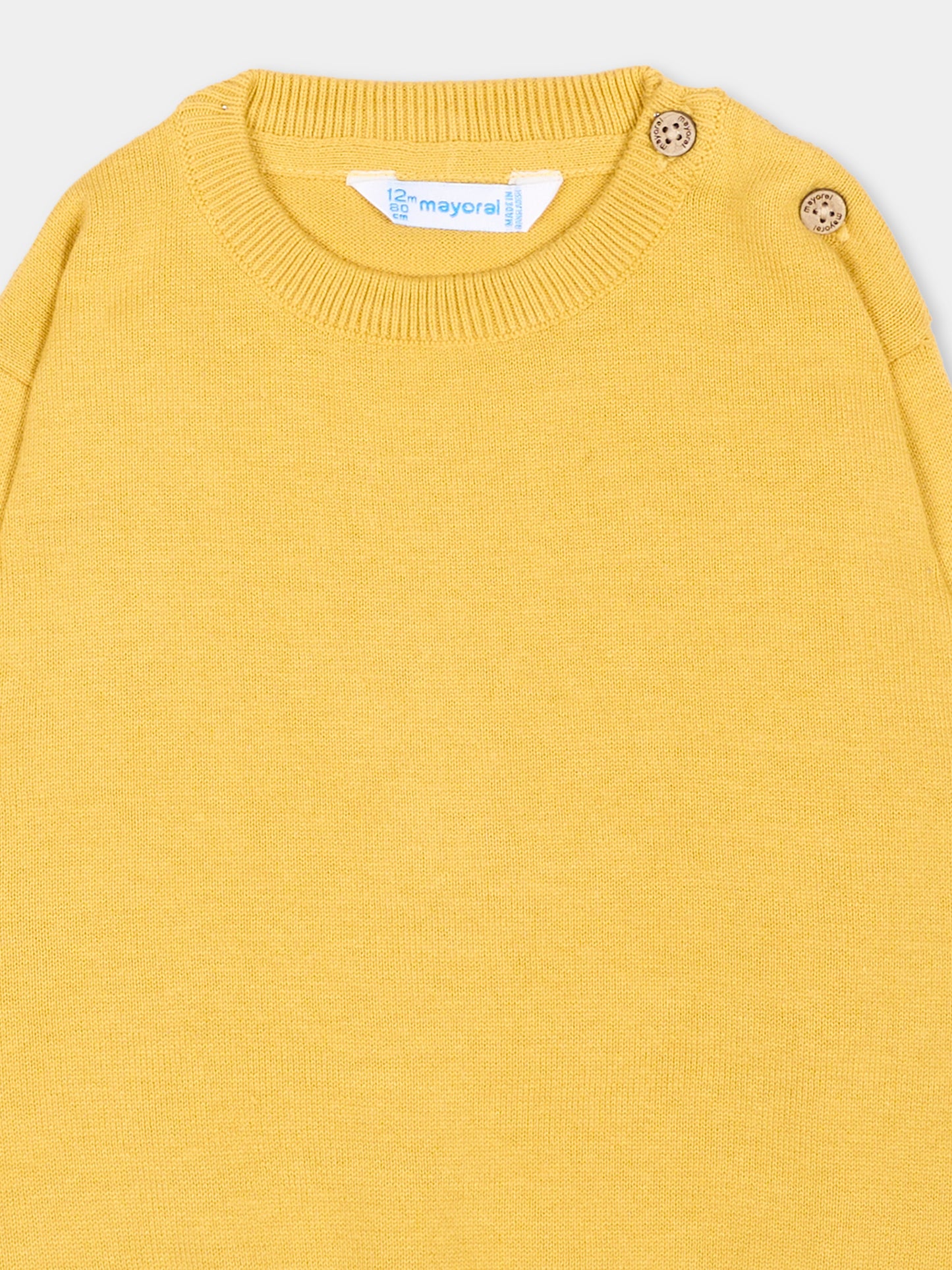 Maglione giallo per neonato,Mayoral,309 023