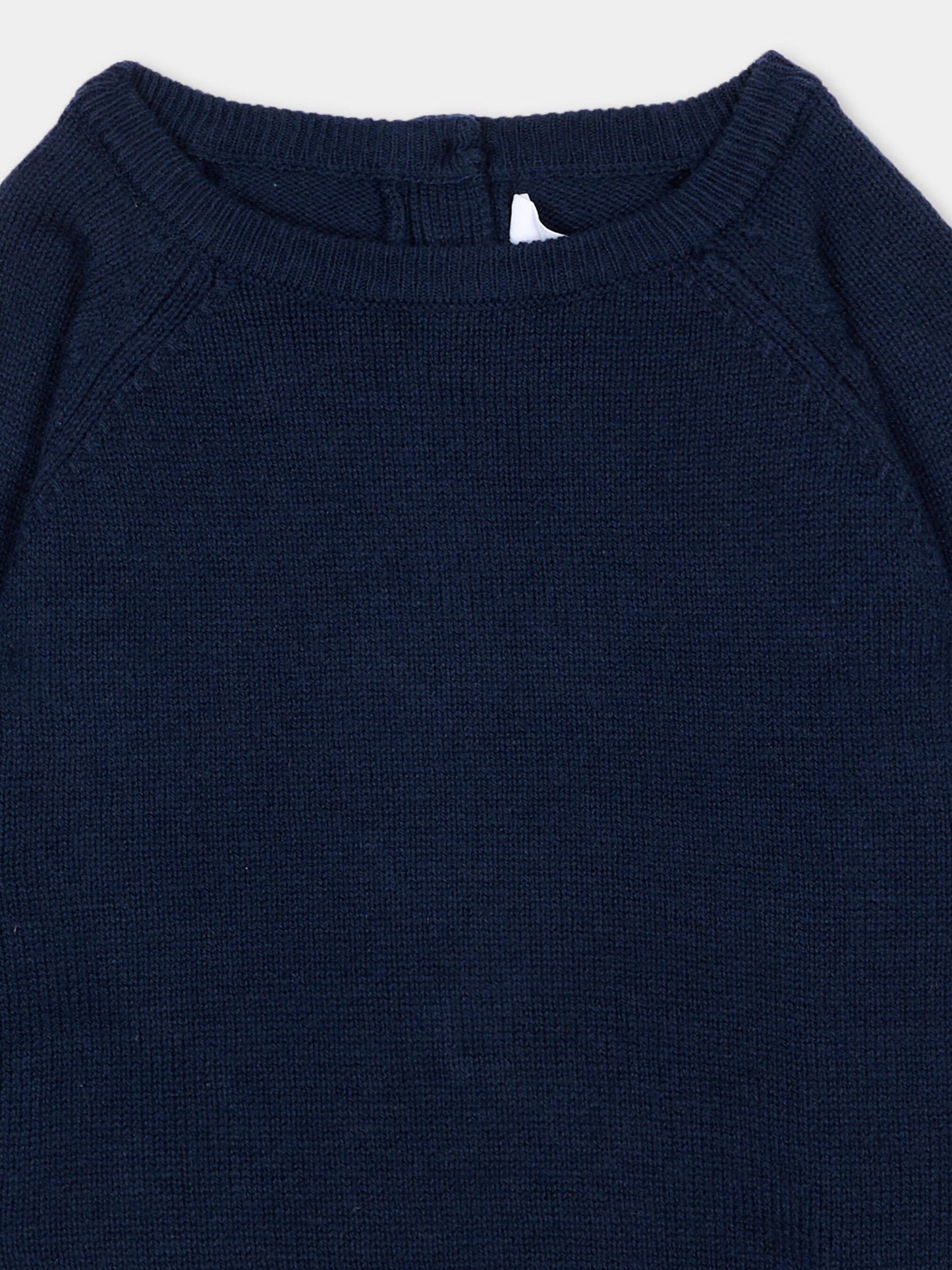 Maglione blu per neonato in tricot,Mayoral,351 032
