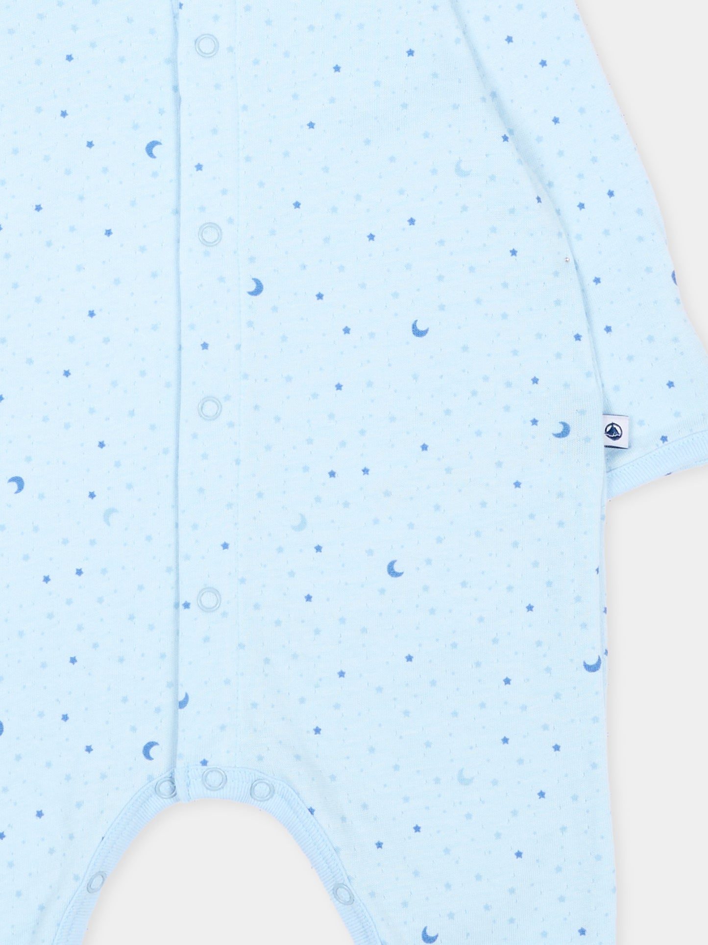 Tutina azzurra per neonato con stelle,Petit Bateau,A0GGR 01